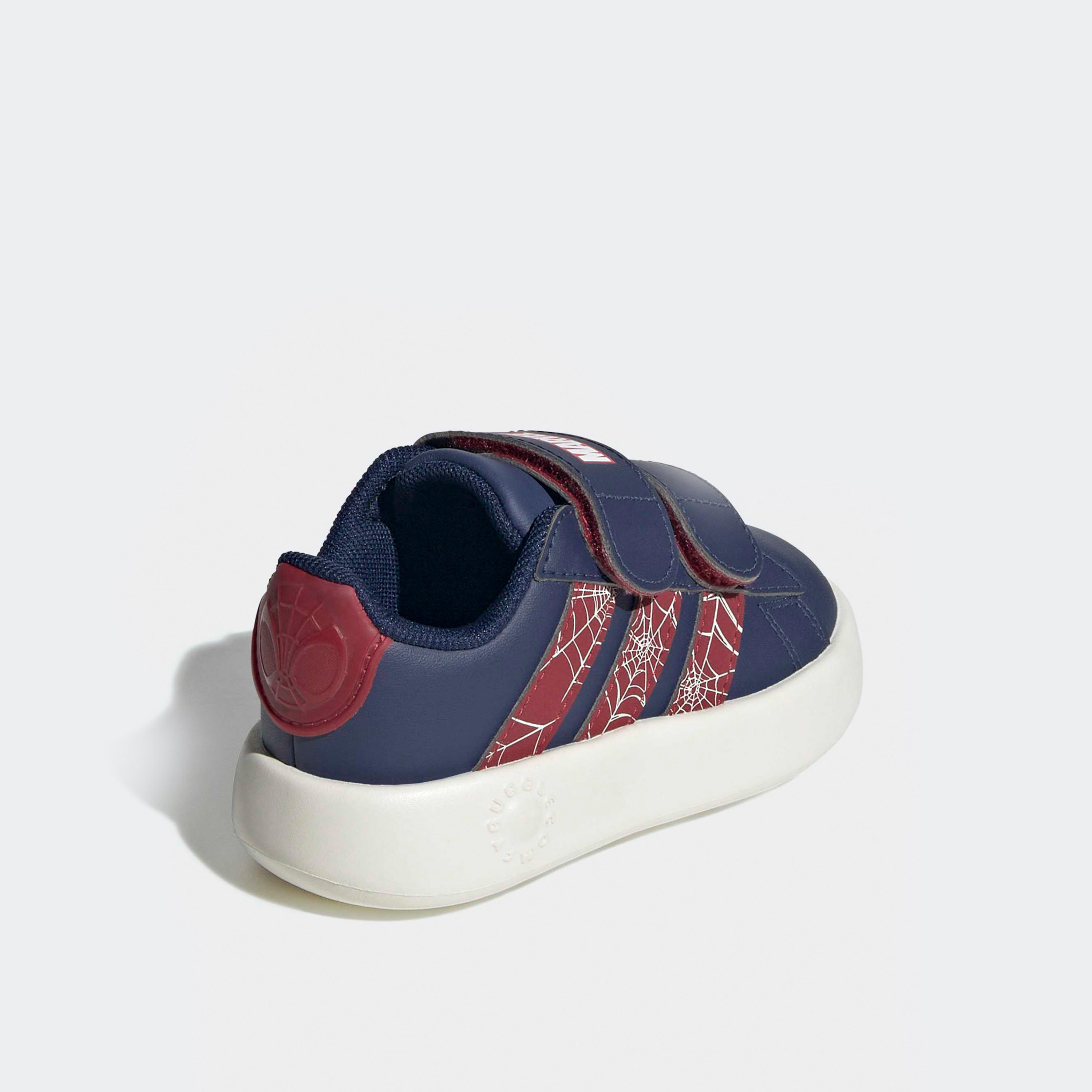 Adidas Grand Court Spider-Man CF Sneakers with Hook & Loop Closure-baby-boys-shoes-closedshoes-image-5