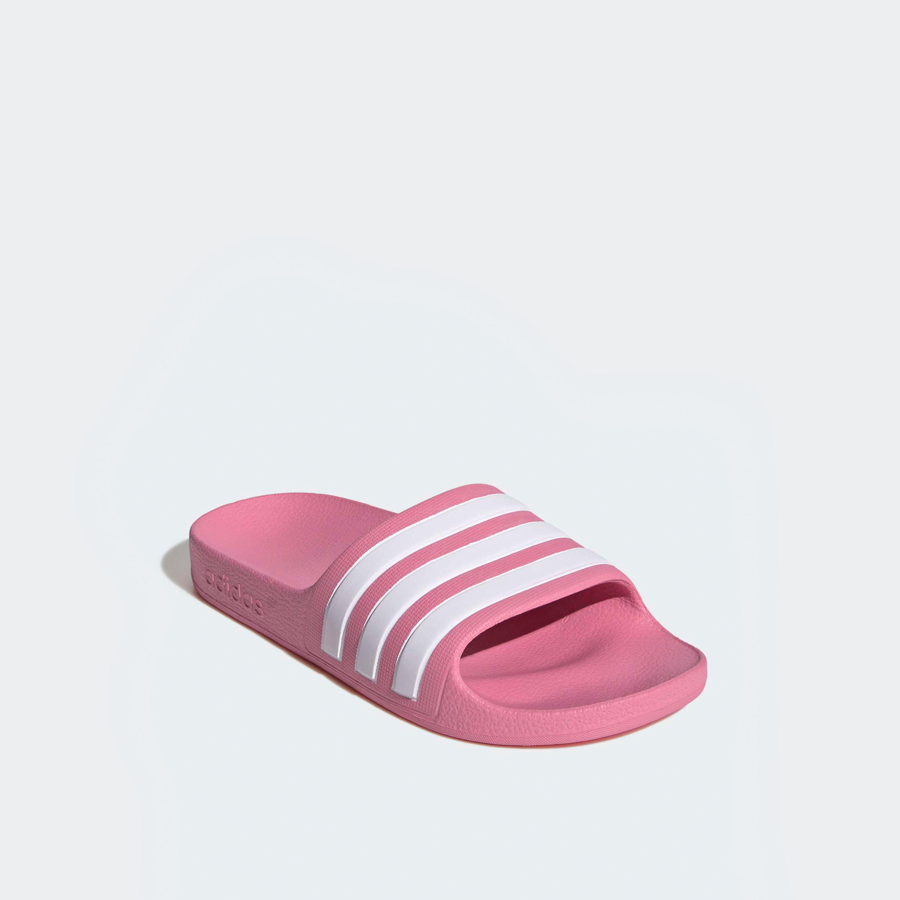 Adidas Girls Adilette Aqua Slides-girls-shoes-flipflopsandslides-image-1