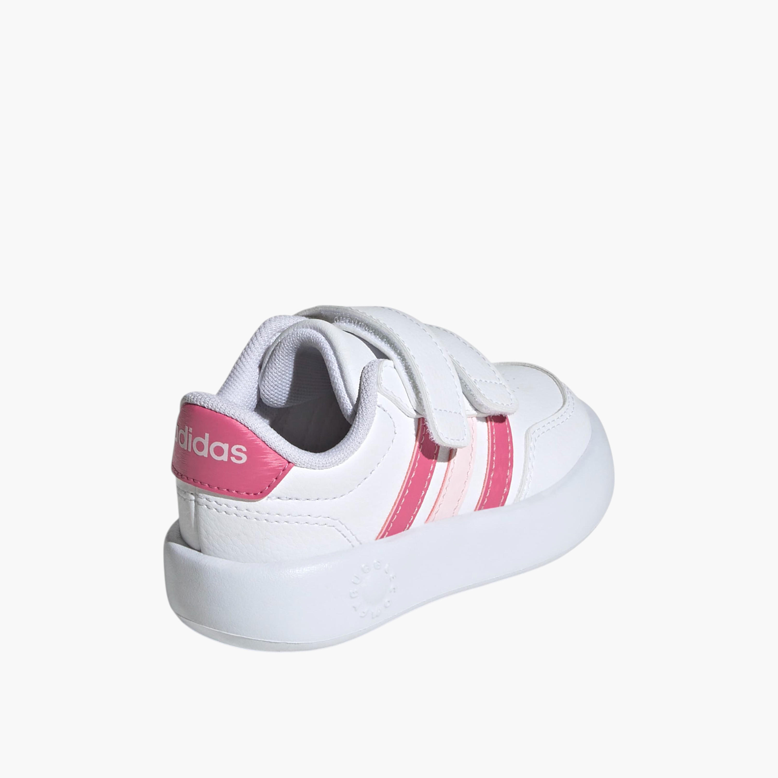 adidas Girls' BREAKNET 3.0 CF I Sneakers with Hook and Loop Closure - JS3676-baby-girls-shoes-closedshoes-image-3