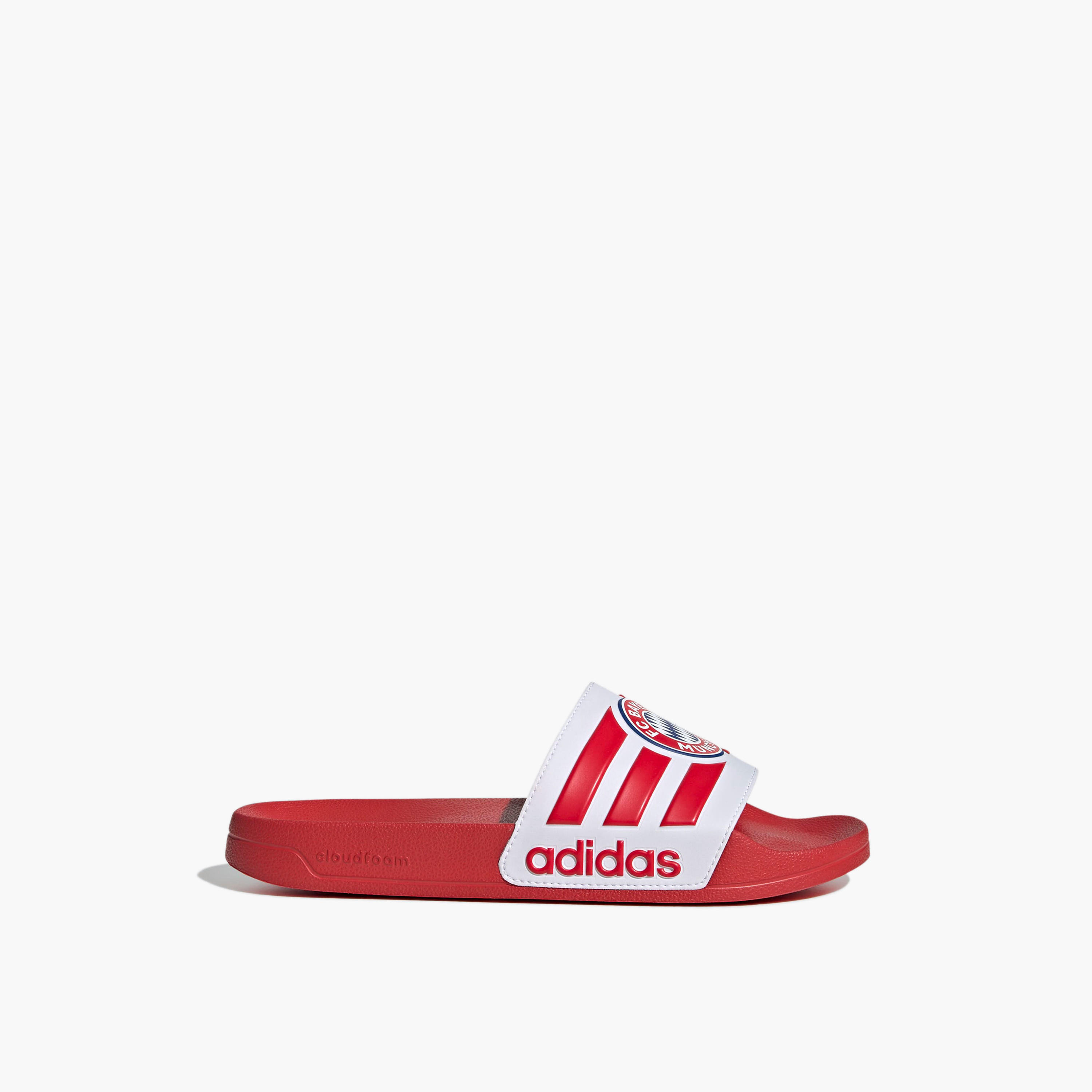 Adidas Men Adilette Shower Bayern Munich Logo Print Slides-sports-men-shoes-image-2