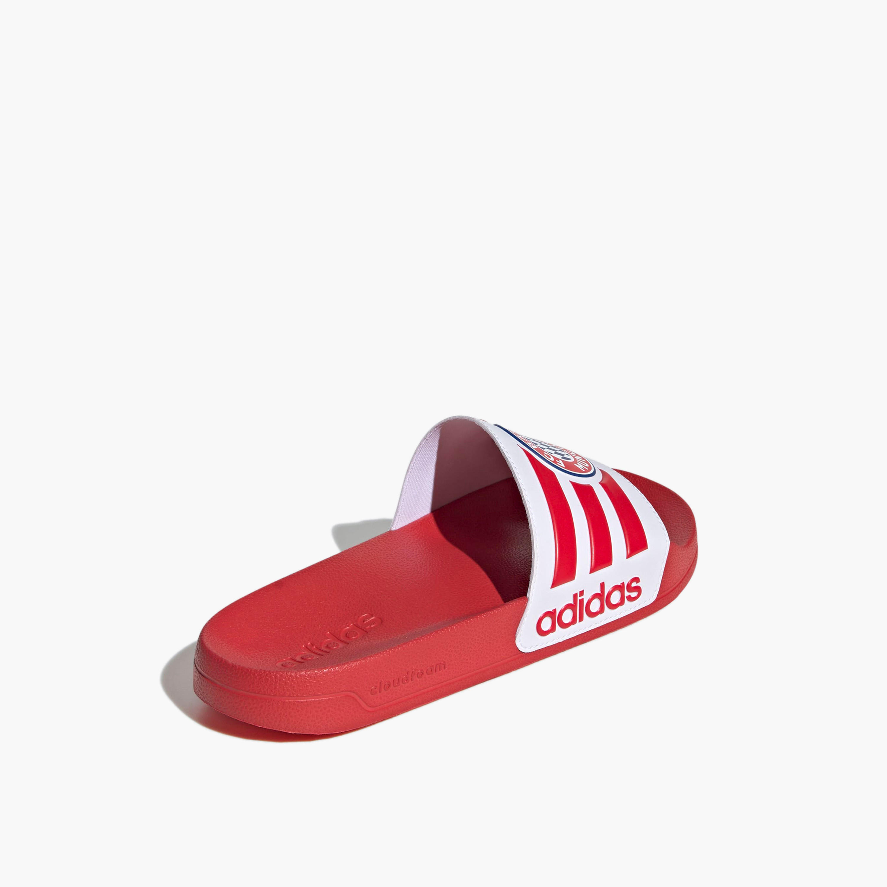 Adidas Men Adilette Shower Bayern Munich Logo Print Slides-sports-men-shoes-image-5