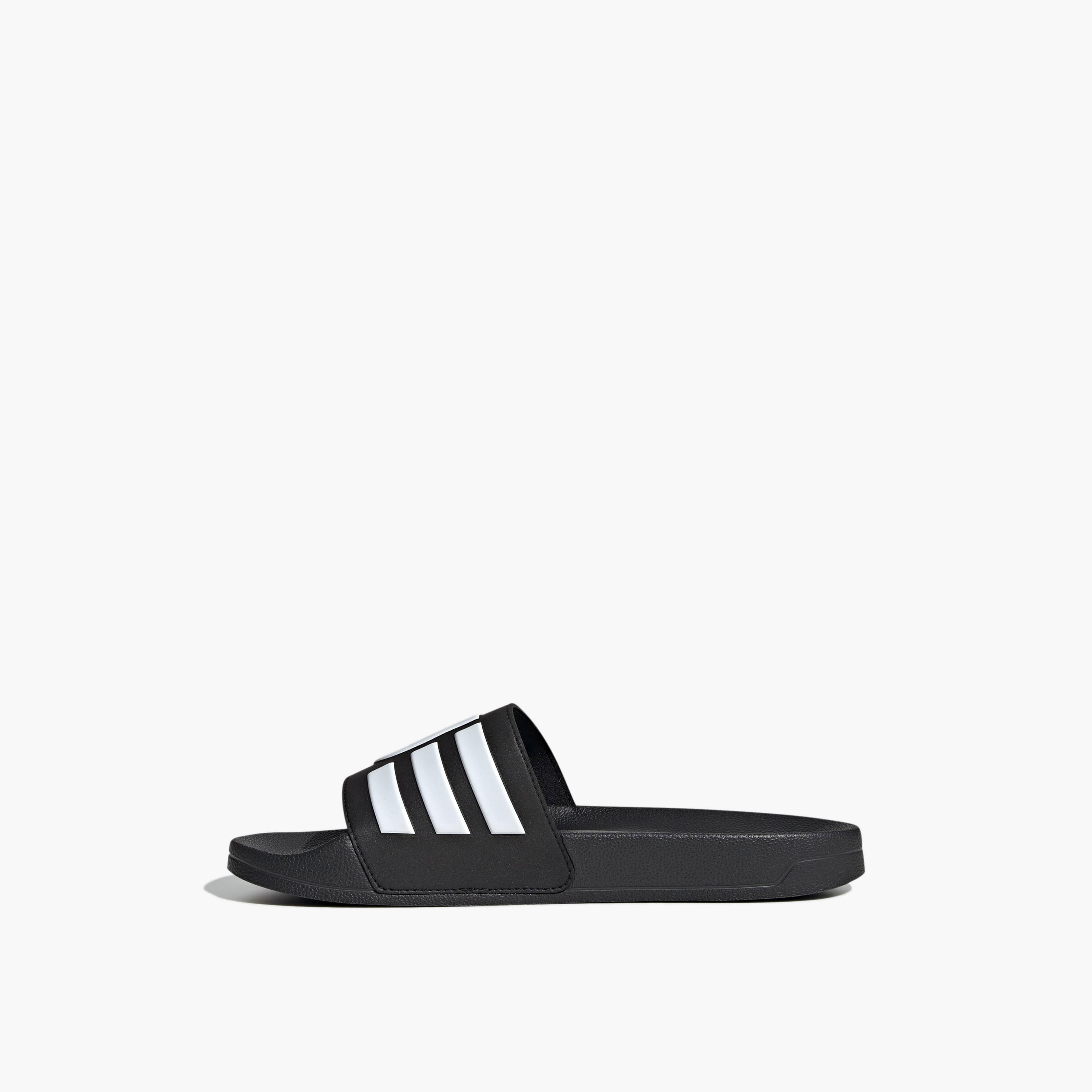 Adidas Men Adilette Shower Juventus Logo Embossed Slides-sports-men-shoes-image-3