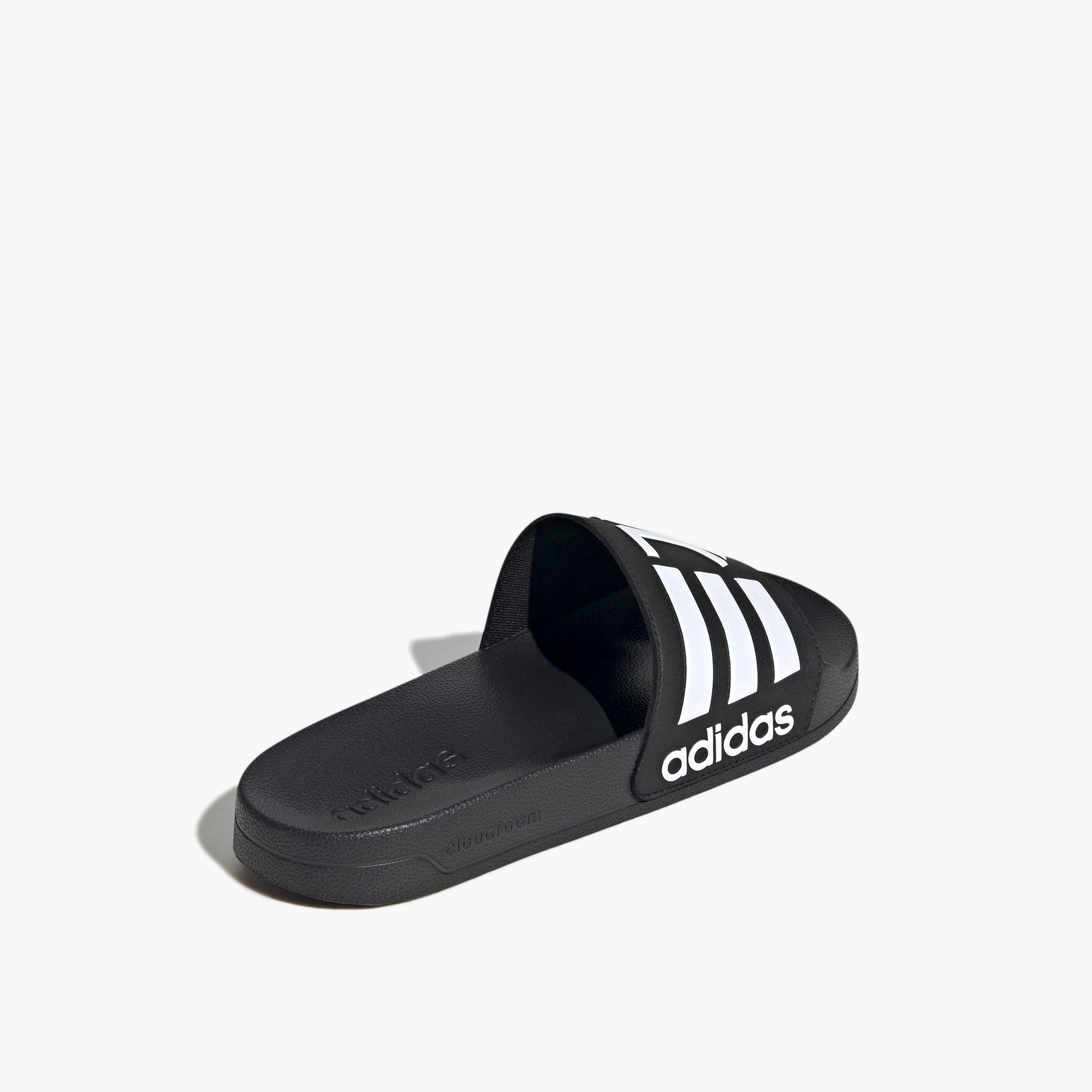 Adidas Men Adilette Shower Juventus Logo Embossed Slides-sports-men-shoes-image-5