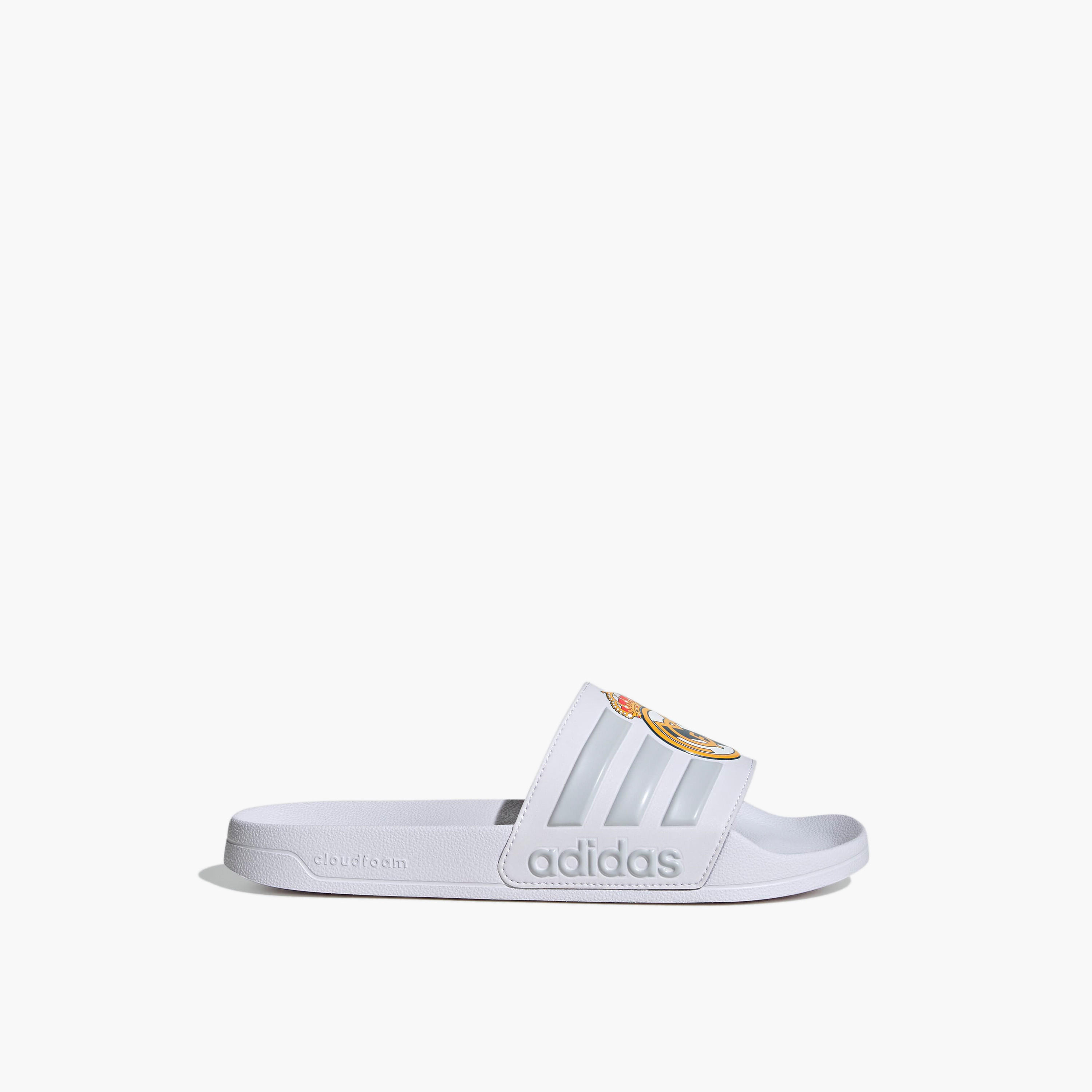 Adidas Men Adilette Shower Real Madrid Logo Print Slides-sports-men-shoes-image-2