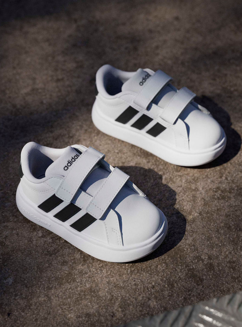 Adidas Boys Grand Court 3.0 Hook & Loop Ankle Sneakers-baby-boys-shoes-closedshoes-image-12