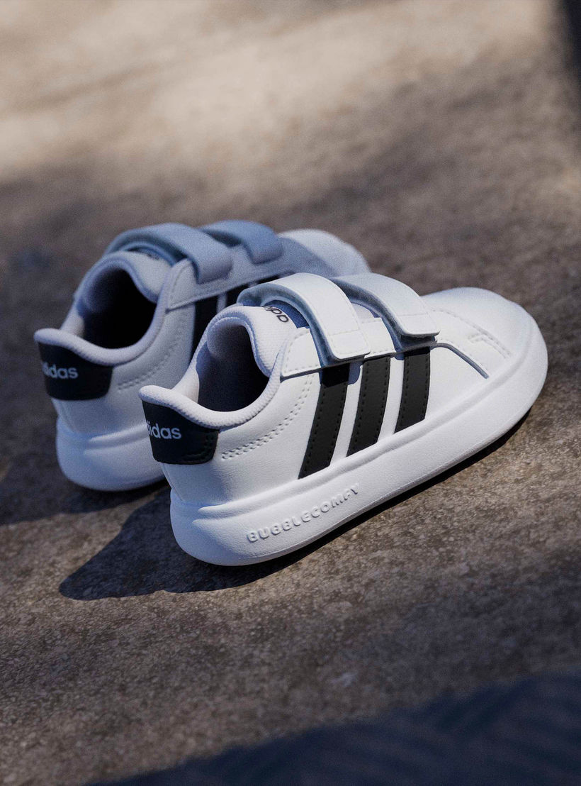 Adidas Boys Grand Court 3.0 Hook & Loop Ankle Sneakers-baby-boys-shoes-closedshoes-image-13