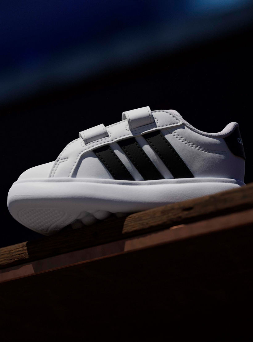 Adidas Boys Grand Court 3.0 Hook & Loop Ankle Sneakers-baby-boys-shoes-closedshoes-image-14