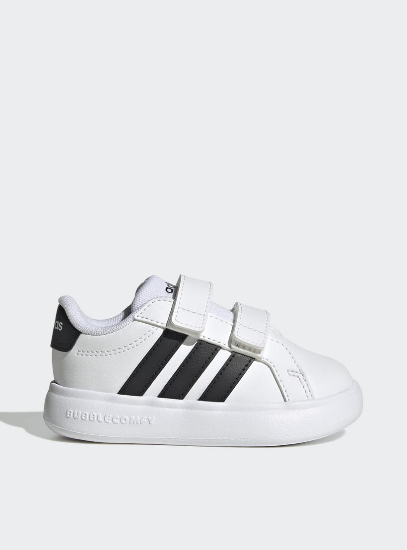 Adidas Boys Grand Court 3.0 Hook & Loop Ankle Sneakers-baby-boys-shoes-closedshoes-image-9