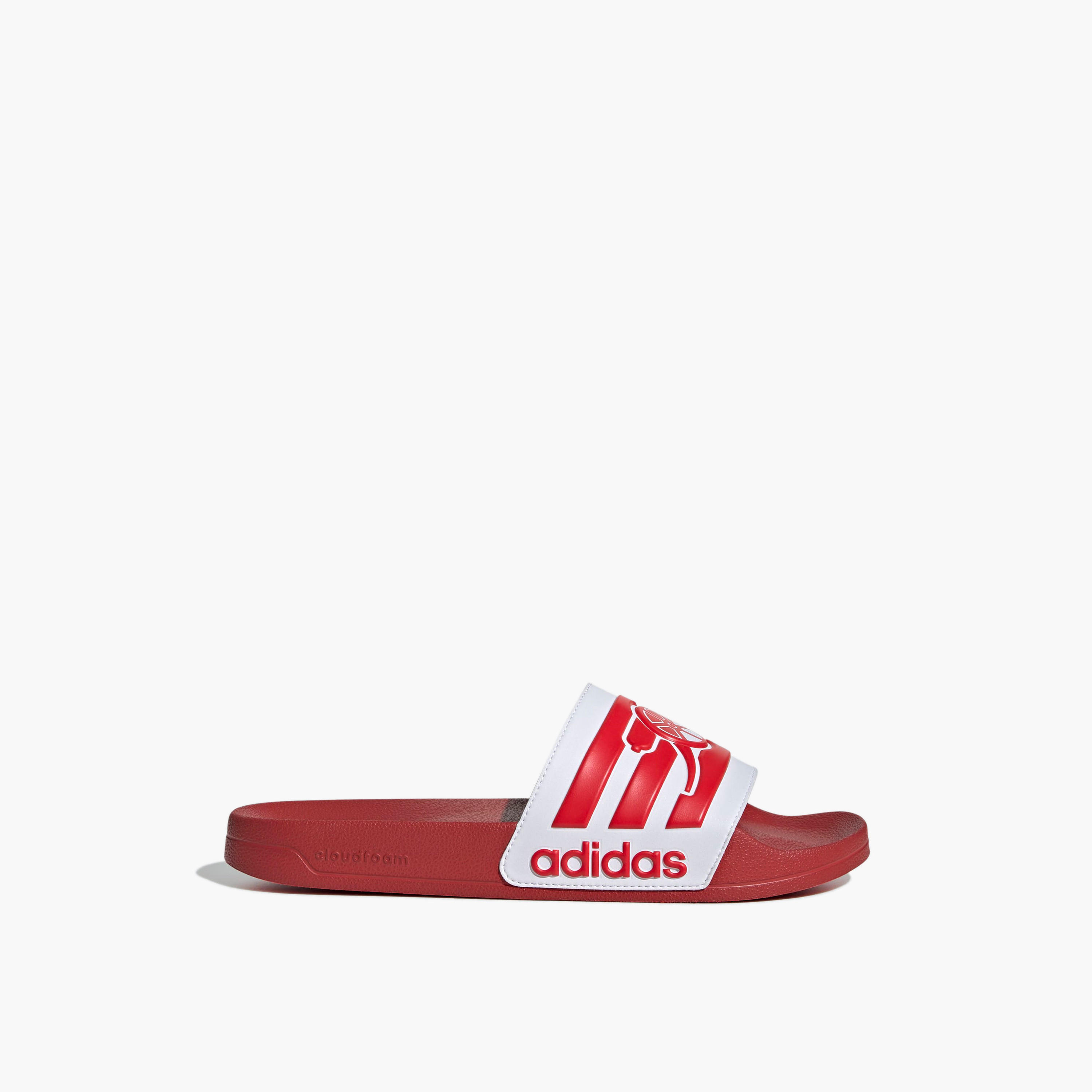 Adidas Men Adilette Shower Arsenal Logo Print Slides-sports-men-shoes-image-2