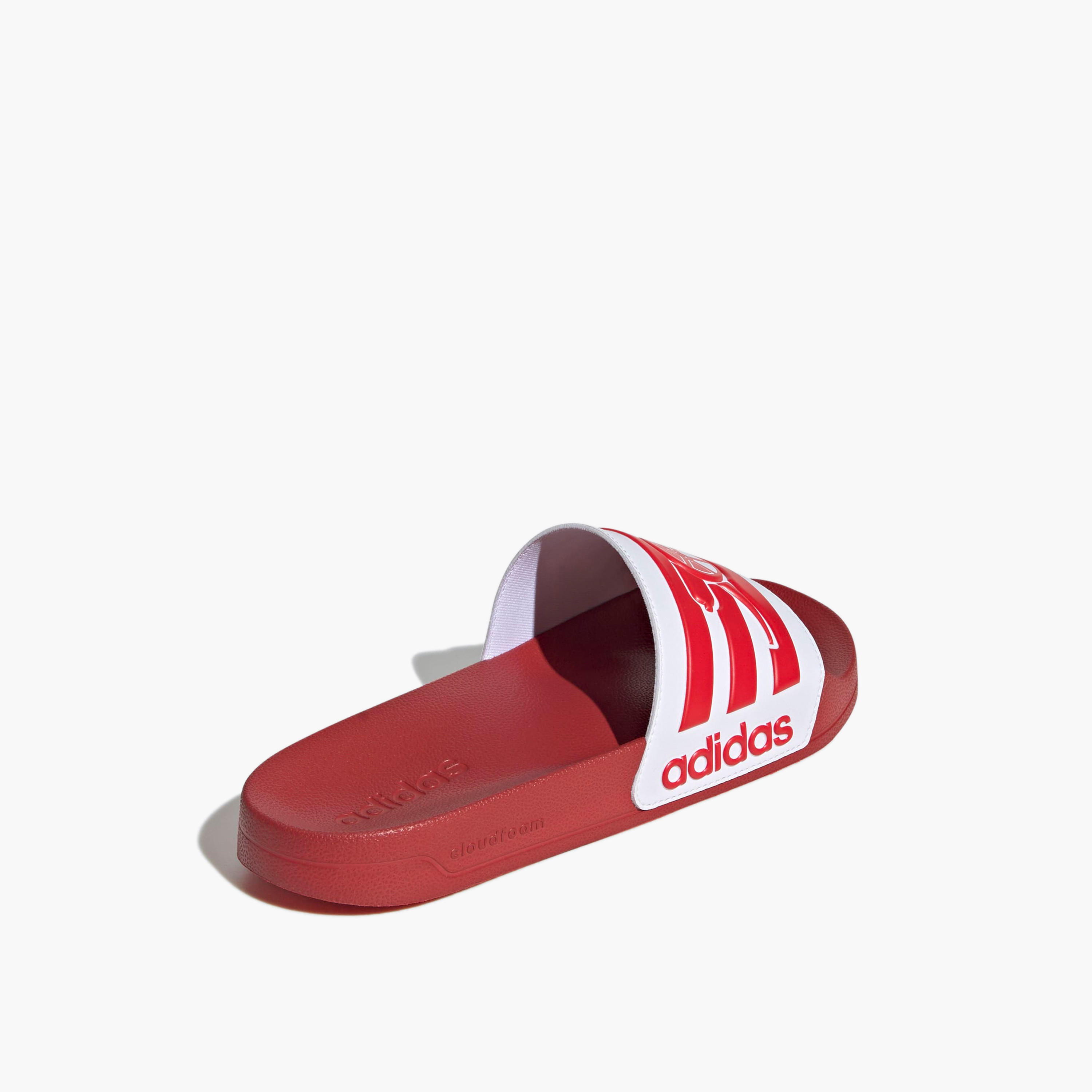 Adidas Men Adilette Shower Arsenal Logo Print Slides-sports-men-shoes-image-5