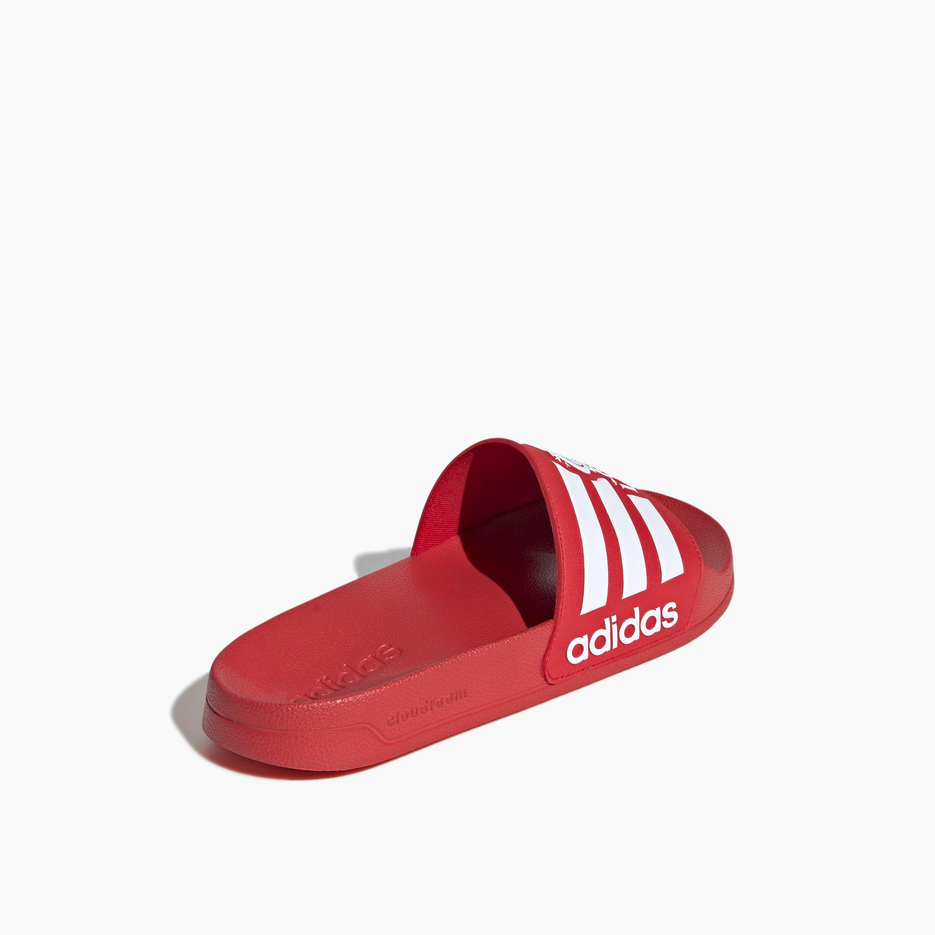 Adidas Men Adilette Shower Liverpool Logo Print Slides-sports-men-shoes-image-5