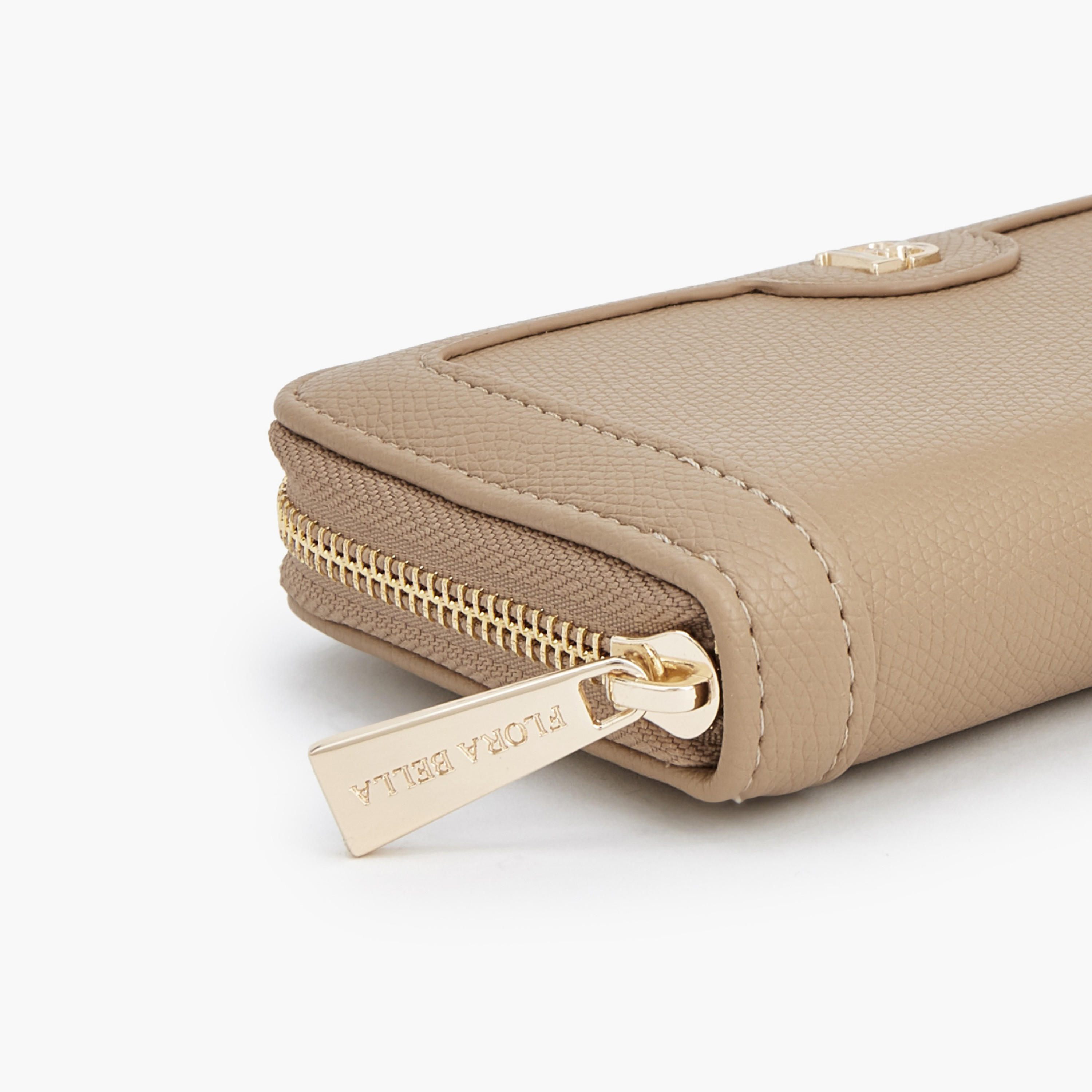 Flora Bella Textured Wallet with Zip Closure-women-bagsandwallets-wallets-image-4