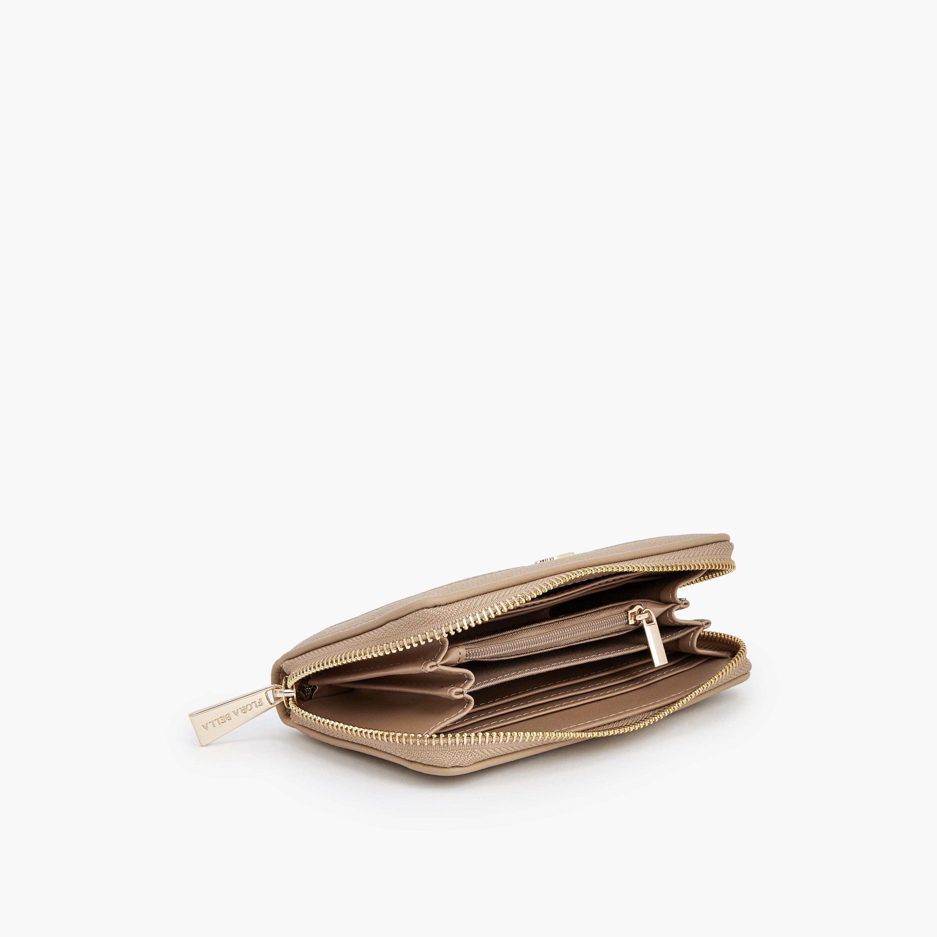 Flora Bella Textured Wallet with Zip Closure-women-bagsandwallets-wallets-image-6