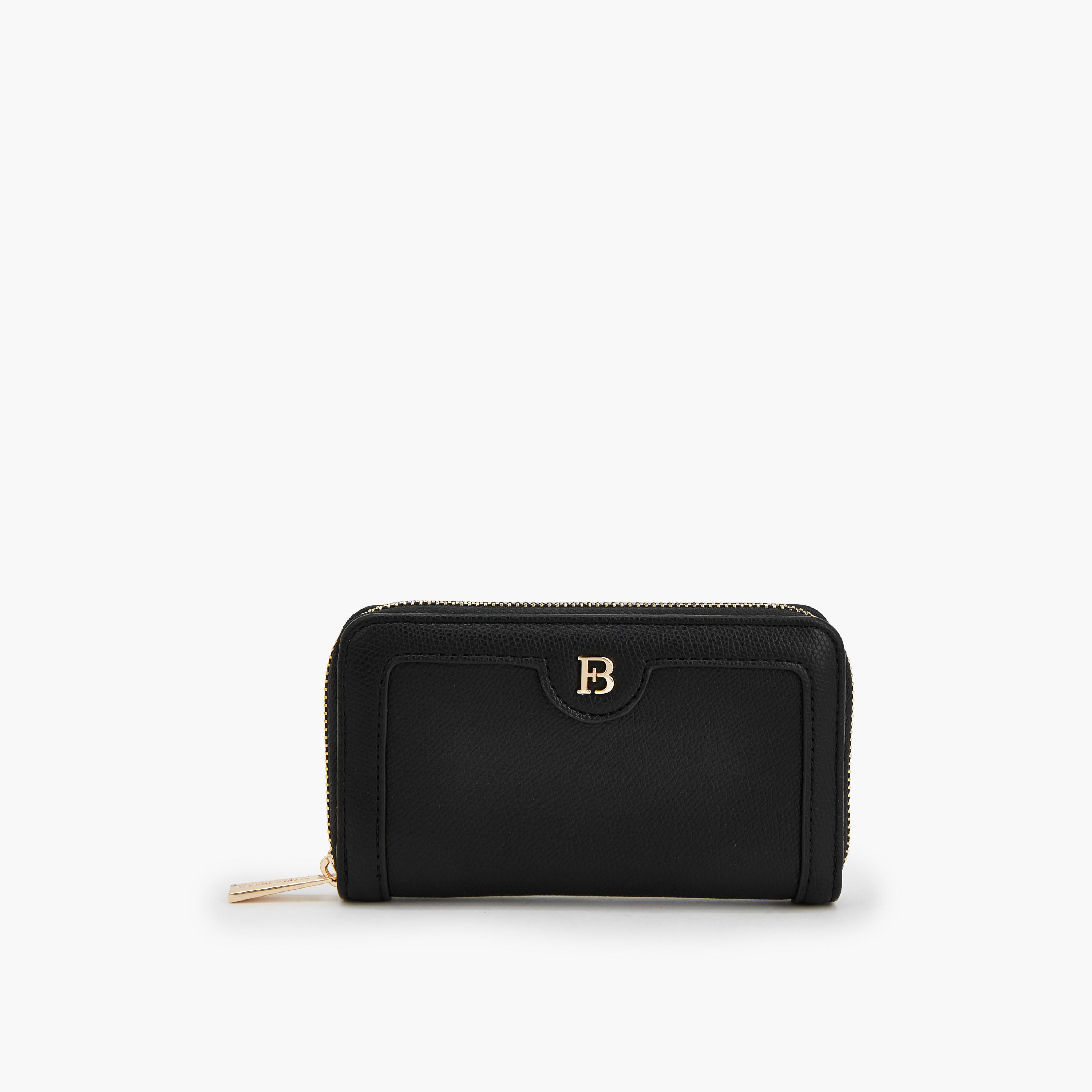 Flora Bella Textured Wallet with Zip Closure-women-bagsandwallets-wallets-image-1