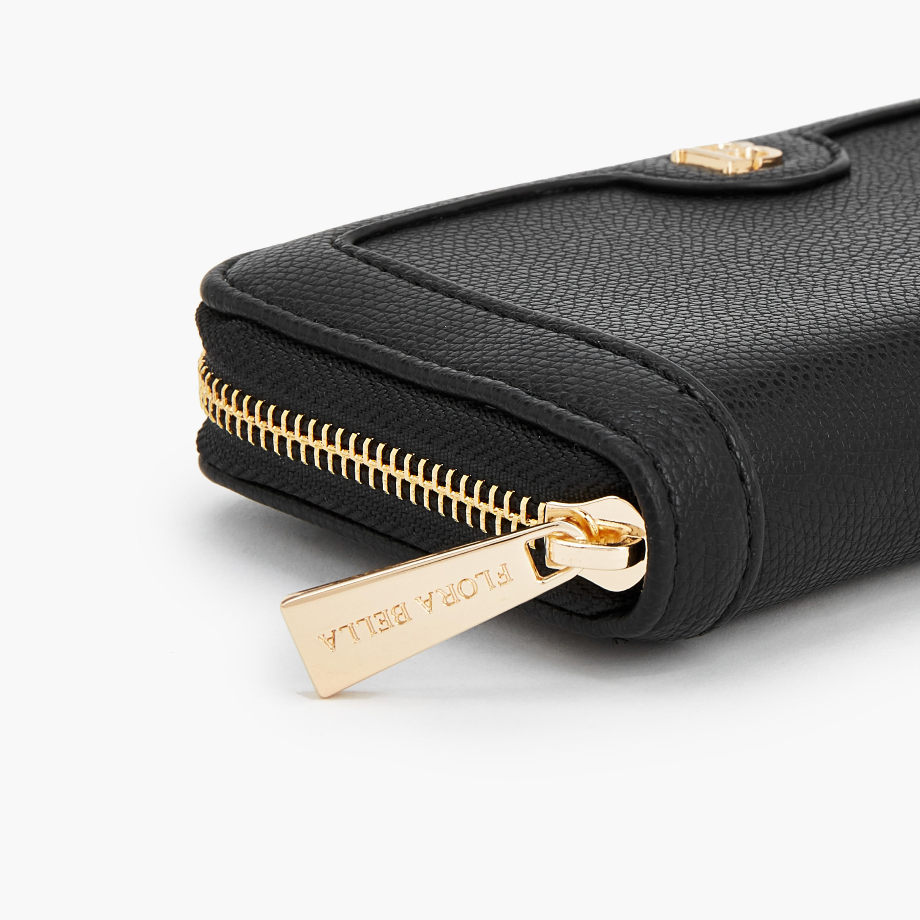 Flora Bella Textured Wallet with Zip Closure-women-bagsandwallets-wallets-image-4