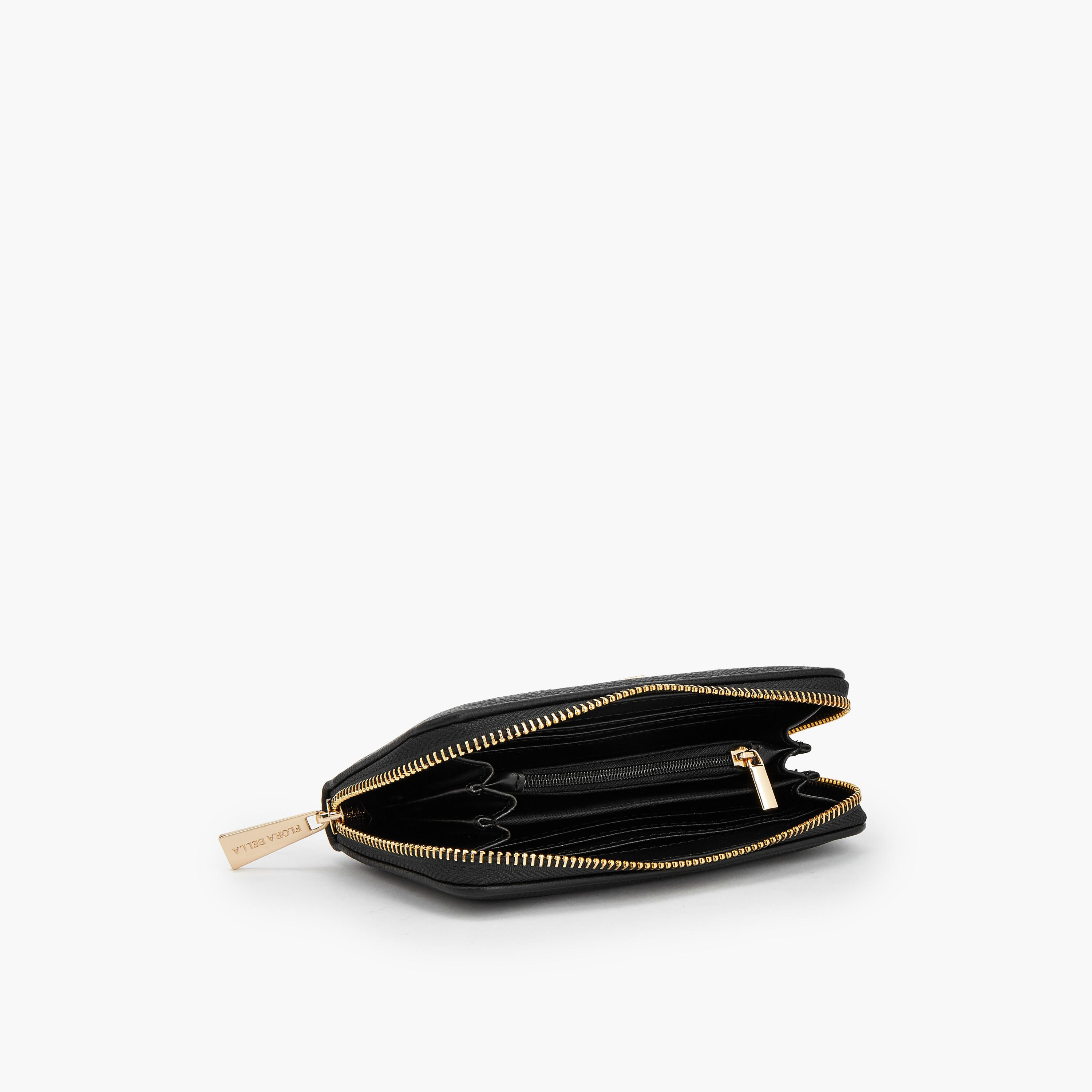 Flora Bella Textured Wallet with Zip Closure-women-bagsandwallets-wallets-image-6