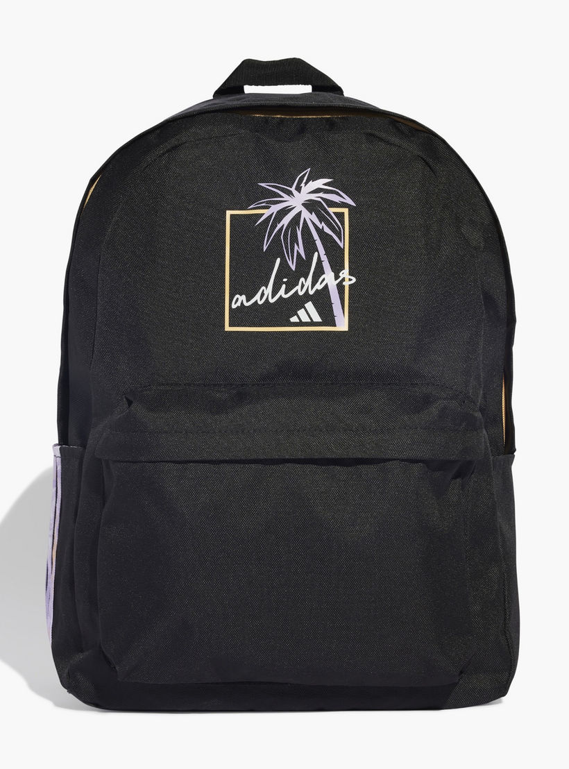 adidas Printed School Backpack with Adjustable Shoulder Straps and Zip Closure - 15x31x44 cm-school-bagsandbackpacks-backpacks-image-1
