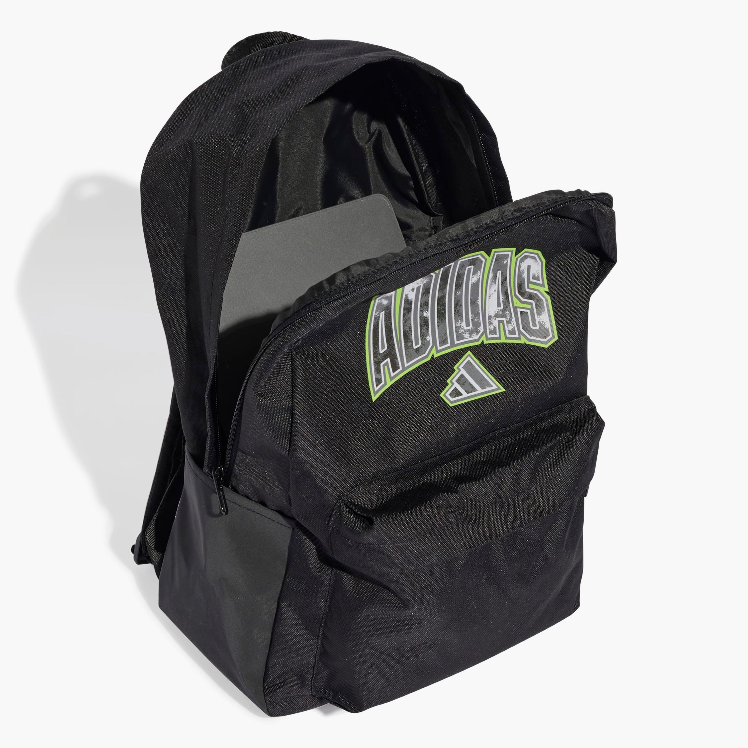 Adidas Logo Print Backpack with Adjustable Shoulder Straps-school-bagsandbackpacks-backpacks-image-3