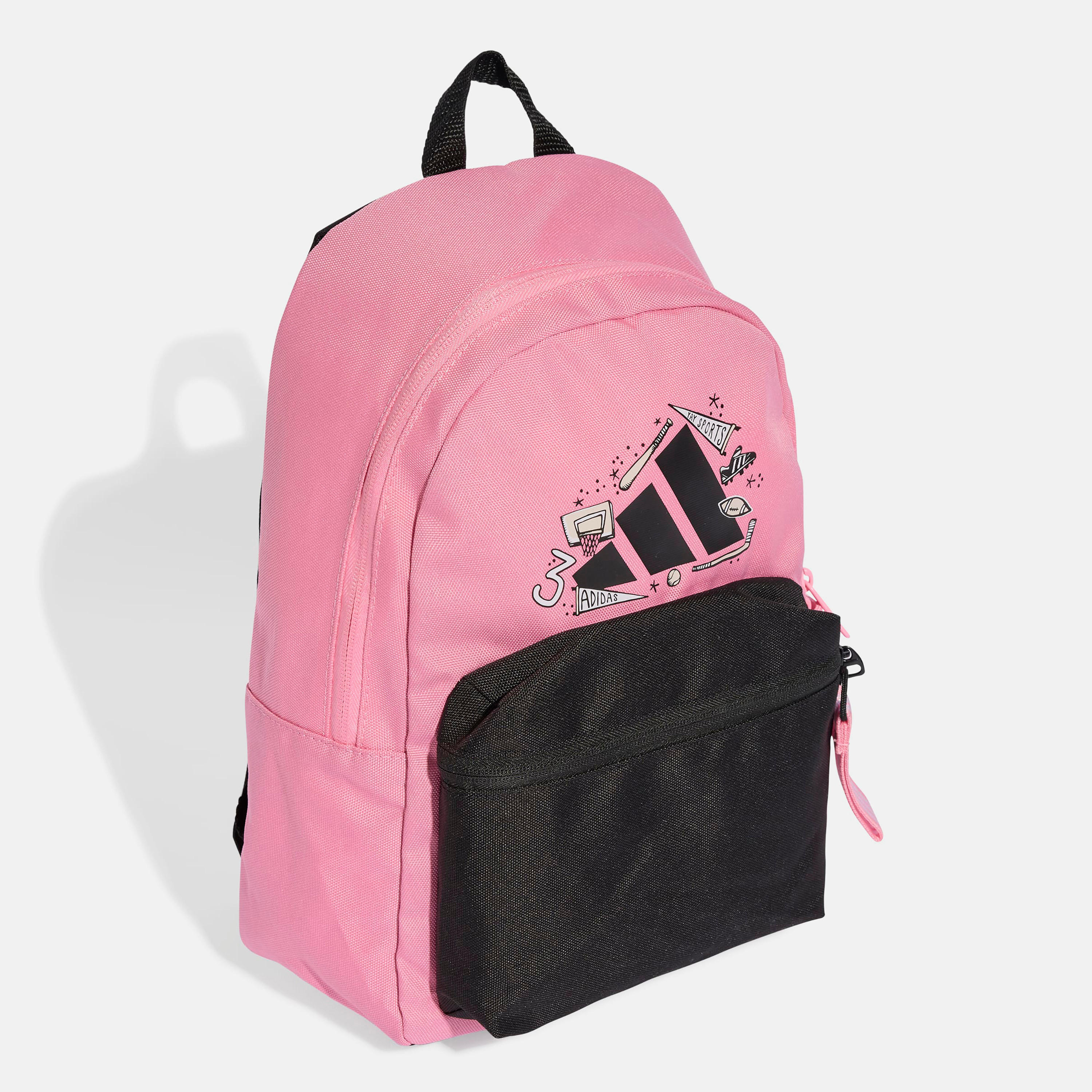 adidas Doodle Print School Backpack with Adjustable Shoulder Straps and Zip Closure-school-bagsandbackpacks-backpacks-image-2