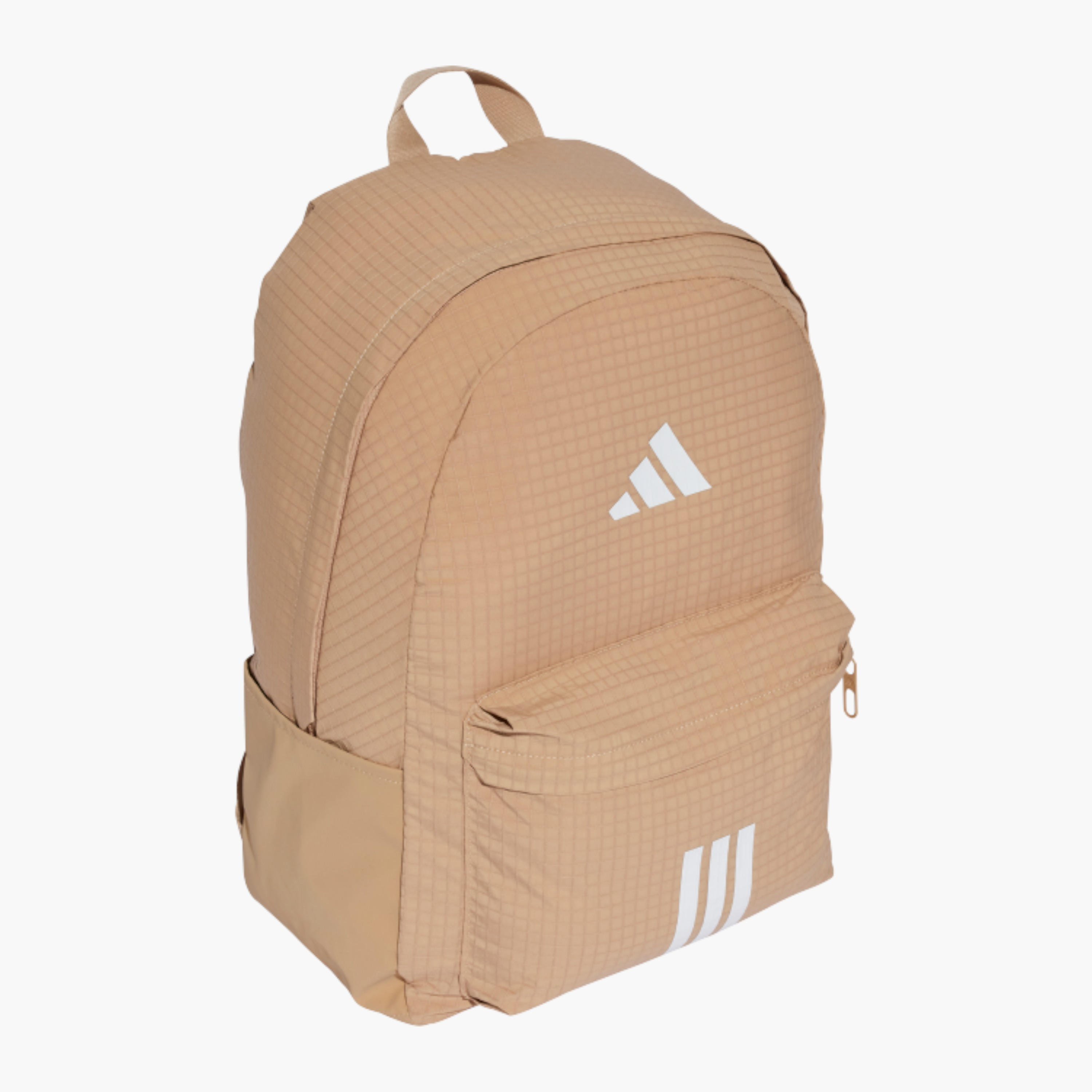 adidas Logo Print School Backpack with Adjustable Straps and Zip Closure - 15x31x44 cm-school-bagsandbackpacks-backpacks-image-2