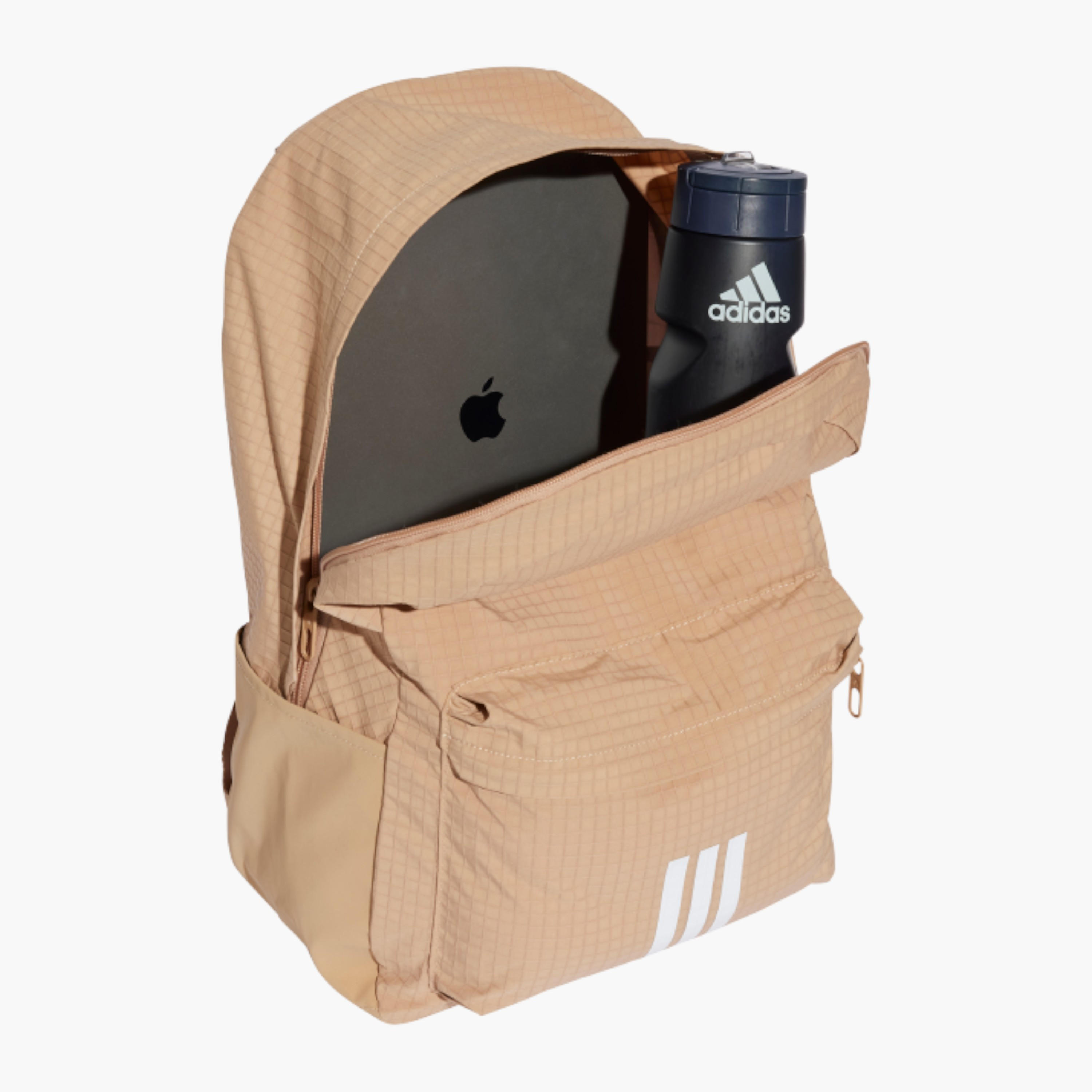 adidas Logo Print School Backpack with Adjustable Straps and Zip Closure - 15x31x44 cm-school-bagsandbackpacks-backpacks-image-3