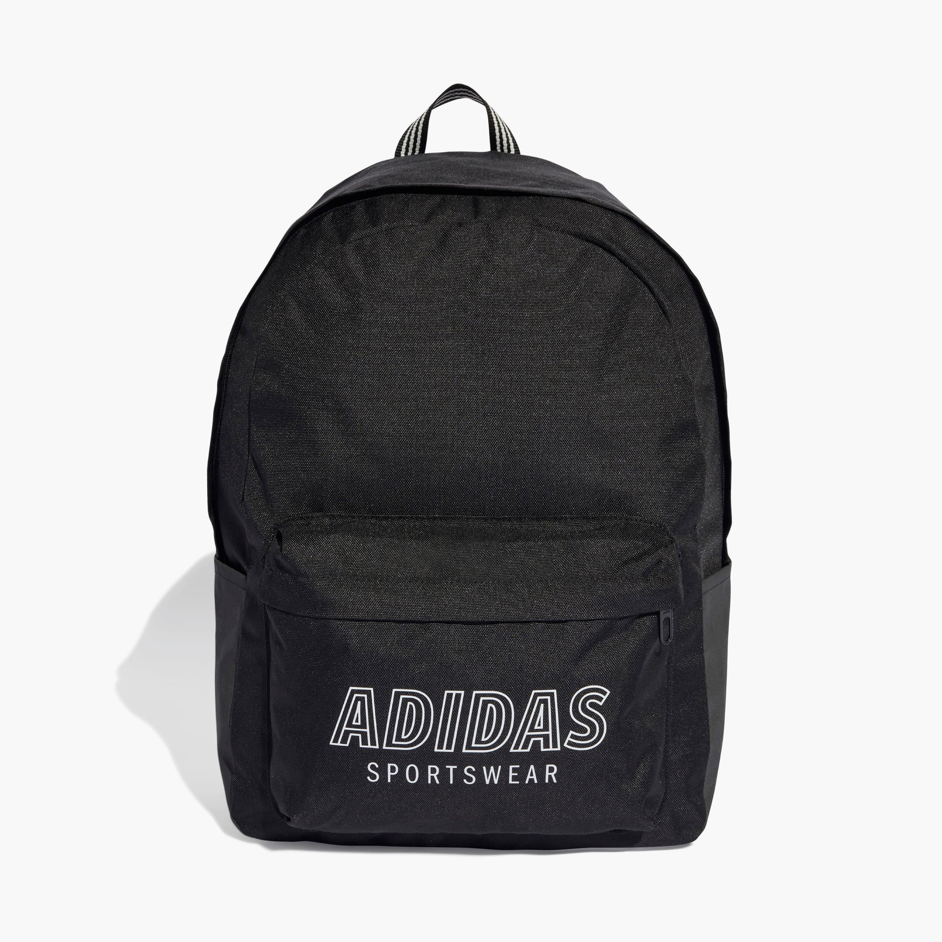 adidas Logo Print School Backpack with Adjustable Shoulder Straps-school-bagsandbackpacks-backpacks-image-1