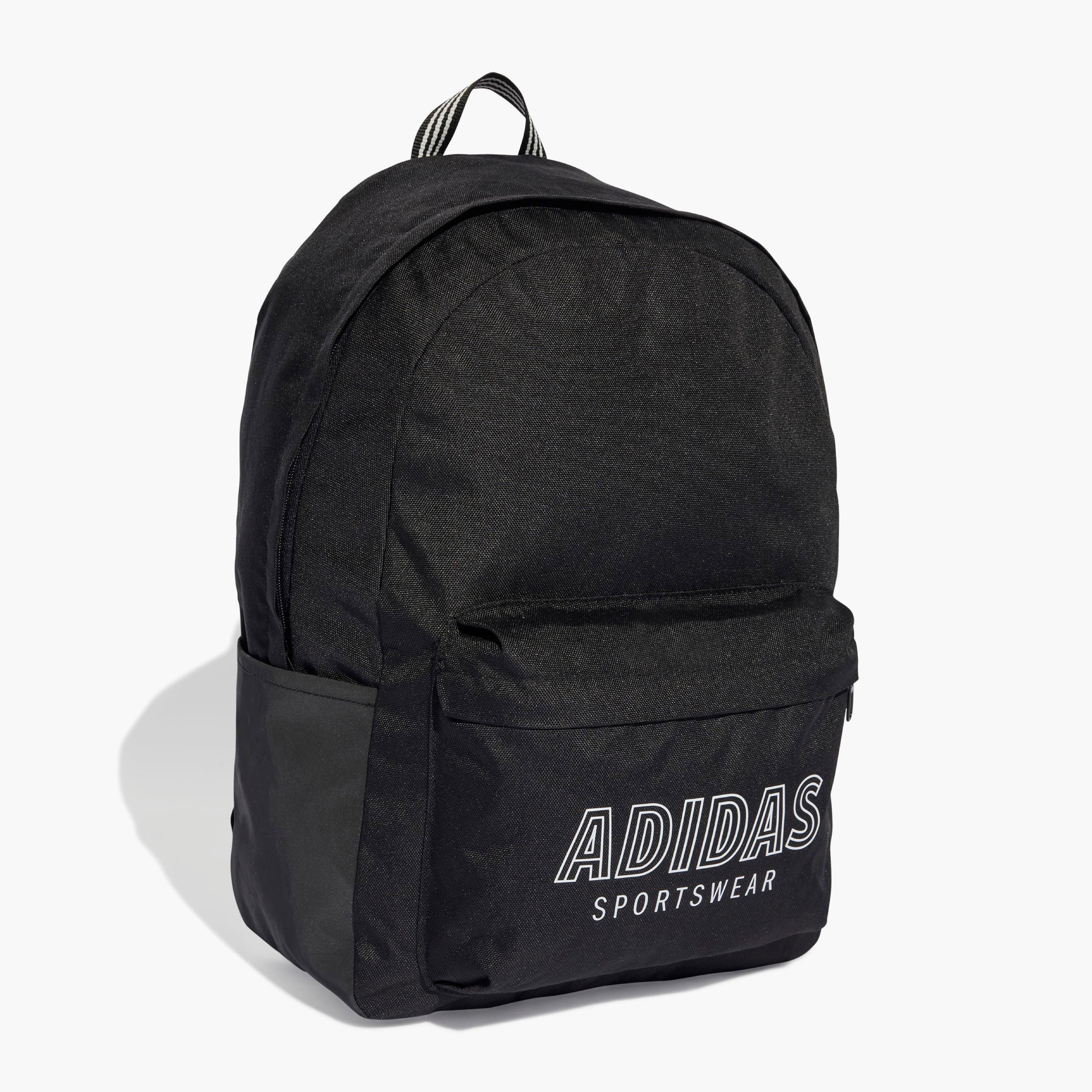 adidas Logo Print School Backpack with Adjustable Shoulder Straps-school-bagsandbackpacks-backpacks-image-2