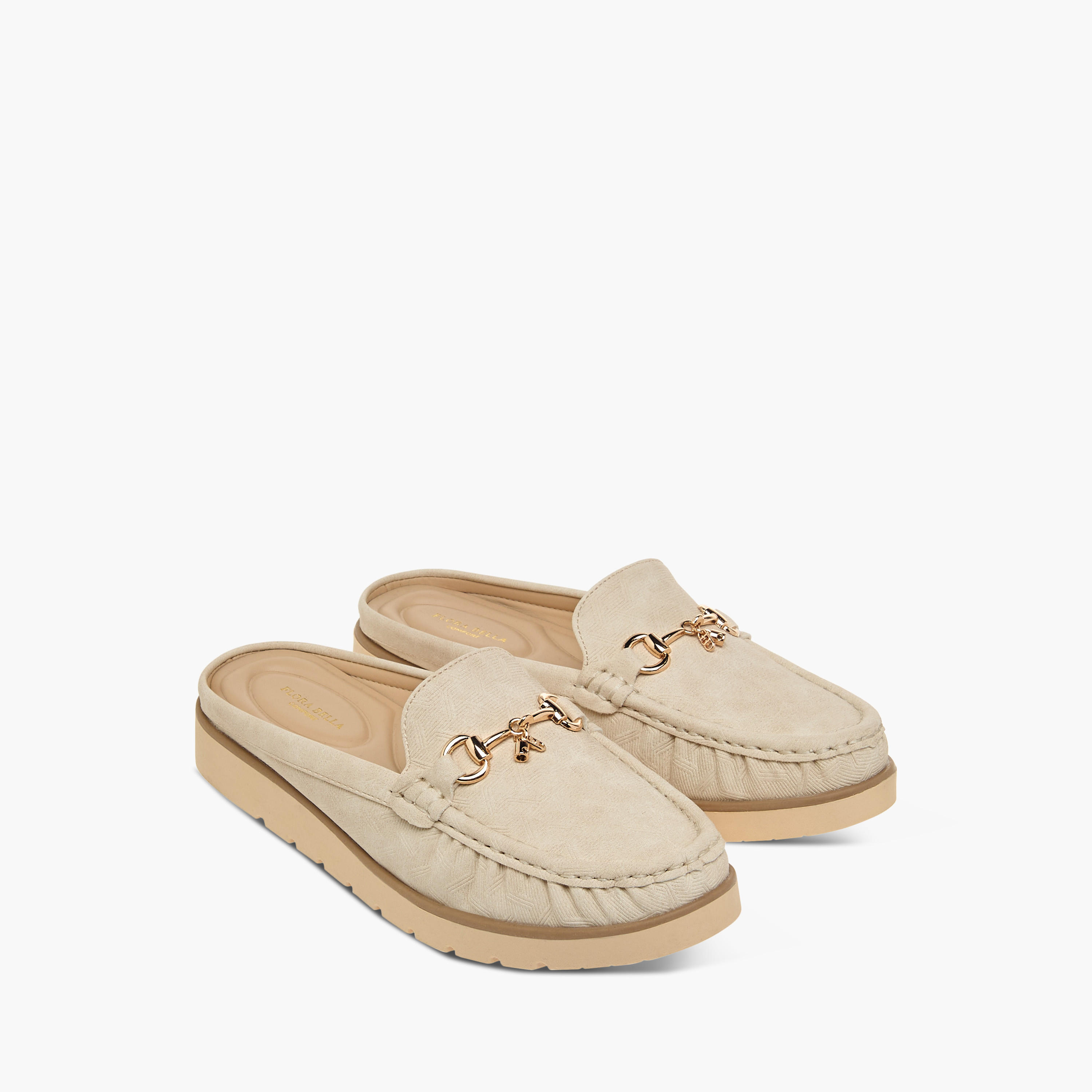 Flora Bella Metal Accent Slip-On Comfort Mules-women-shoes-flats-mules-image-1