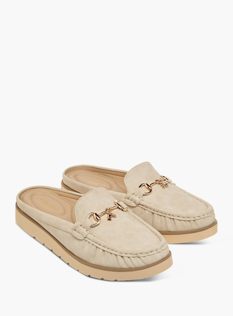 Flora Bella Metal Accent Slip-On Comfort Mules-women-shoes-flats-mules-image-1