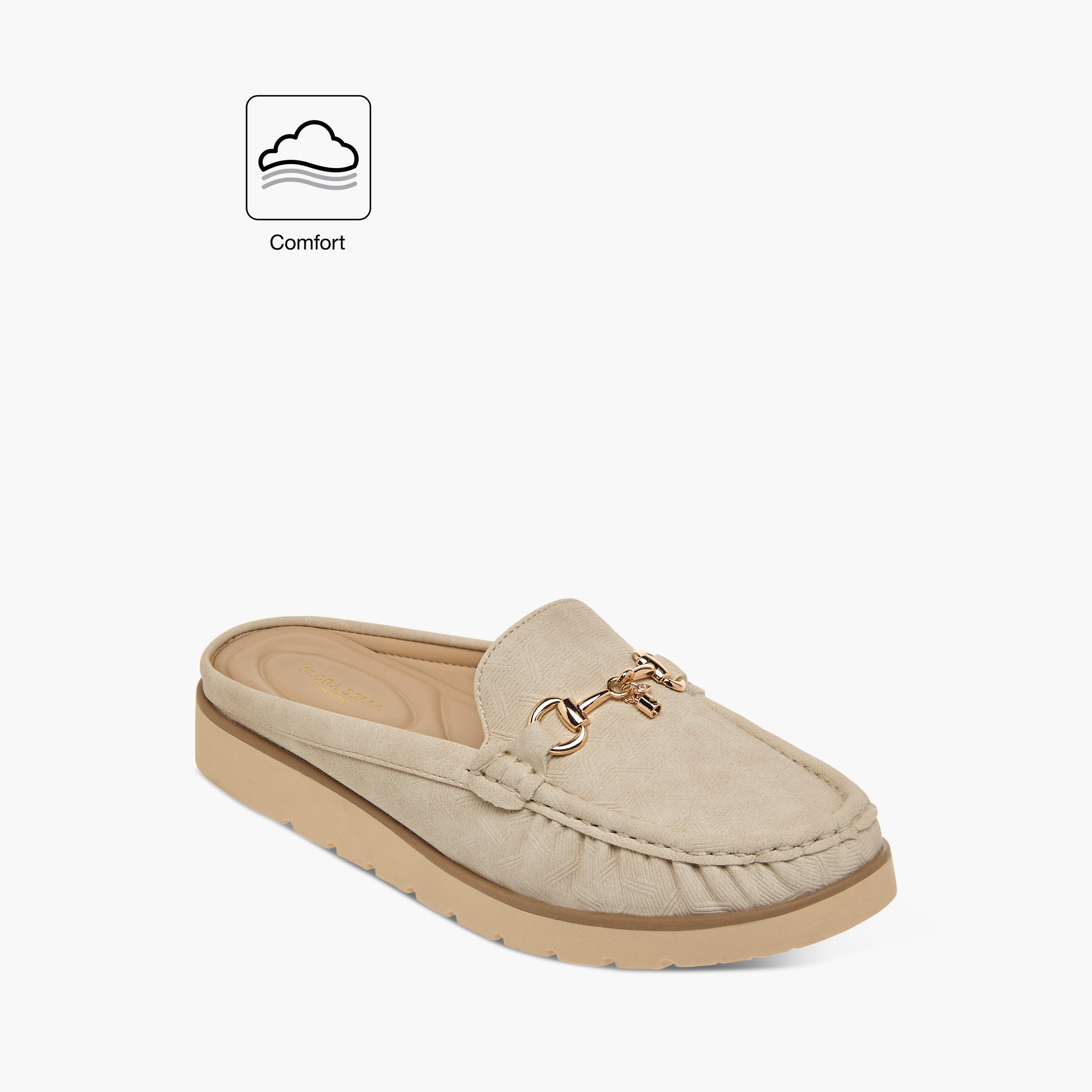 Flora Bella Metal Accent Slip-On Comfort Mules-women-shoes-flats-mules-image-2
