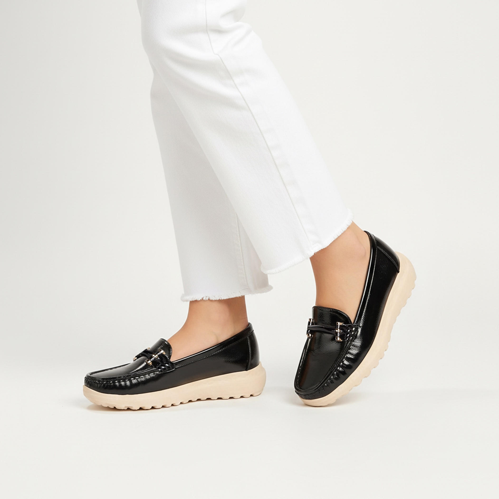 Le Confort Women Metal Accent Loafers-women-shoes-loafersandmoccasins-image-2