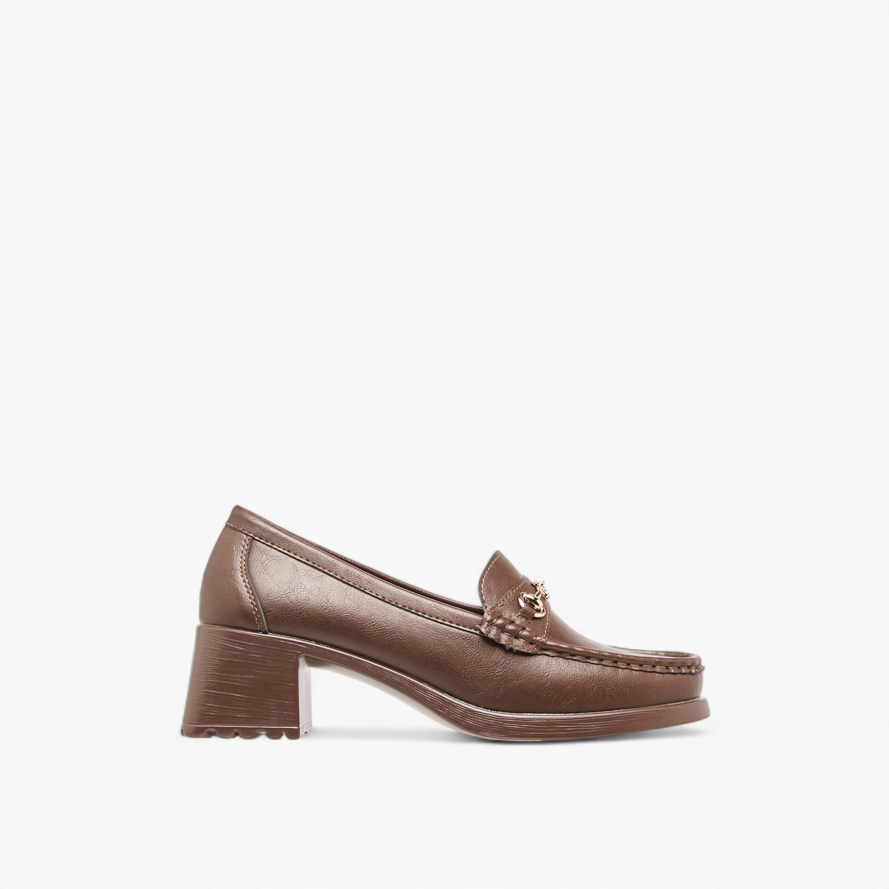 Flora Bella Metal Accent Slip-On Loafers with Block Heels-women-shoes-loafersandmoccasins-image-3