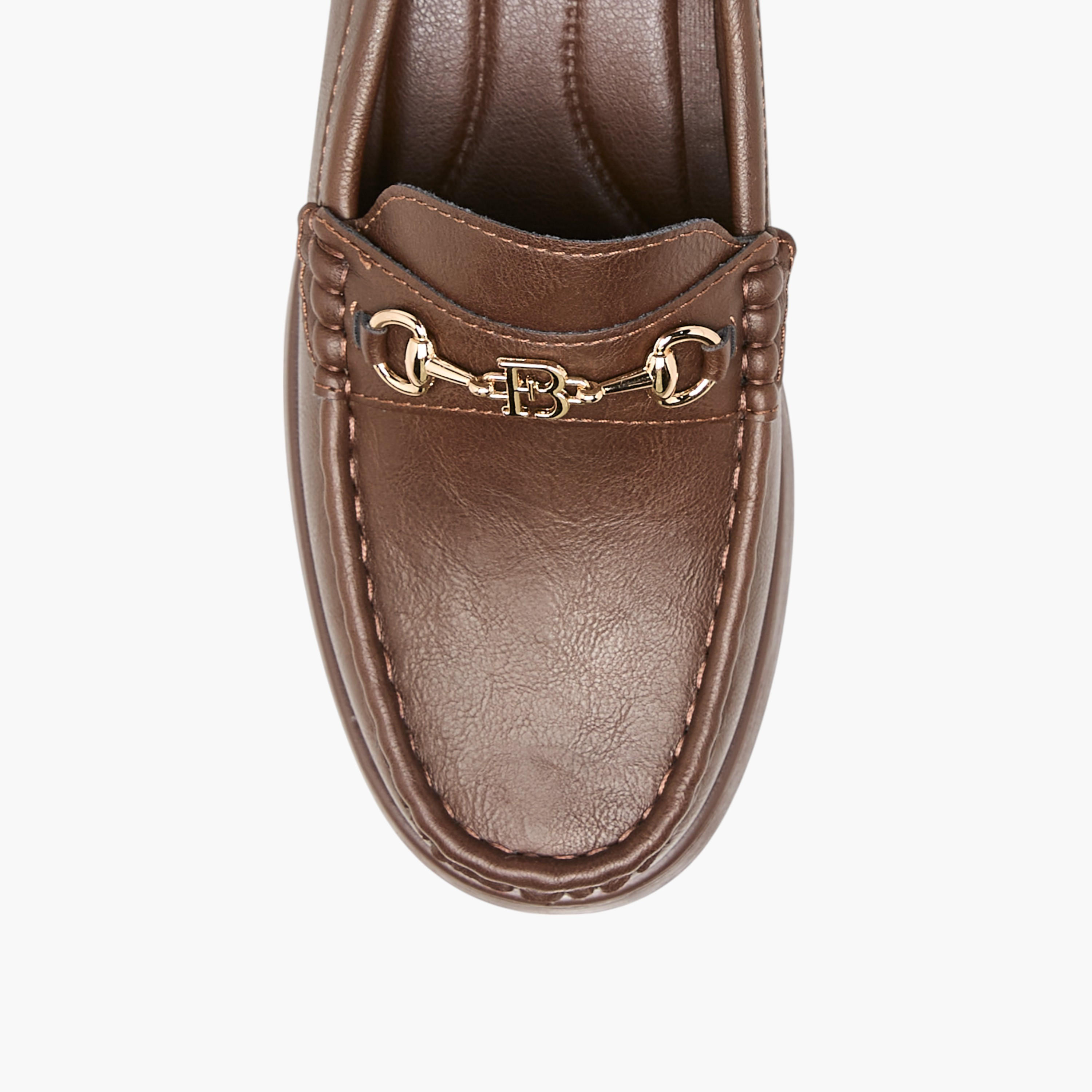 Flora Bella Metal Accent Slip-On Loafers with Block Heels-women-shoes-loafersandmoccasins-image-4