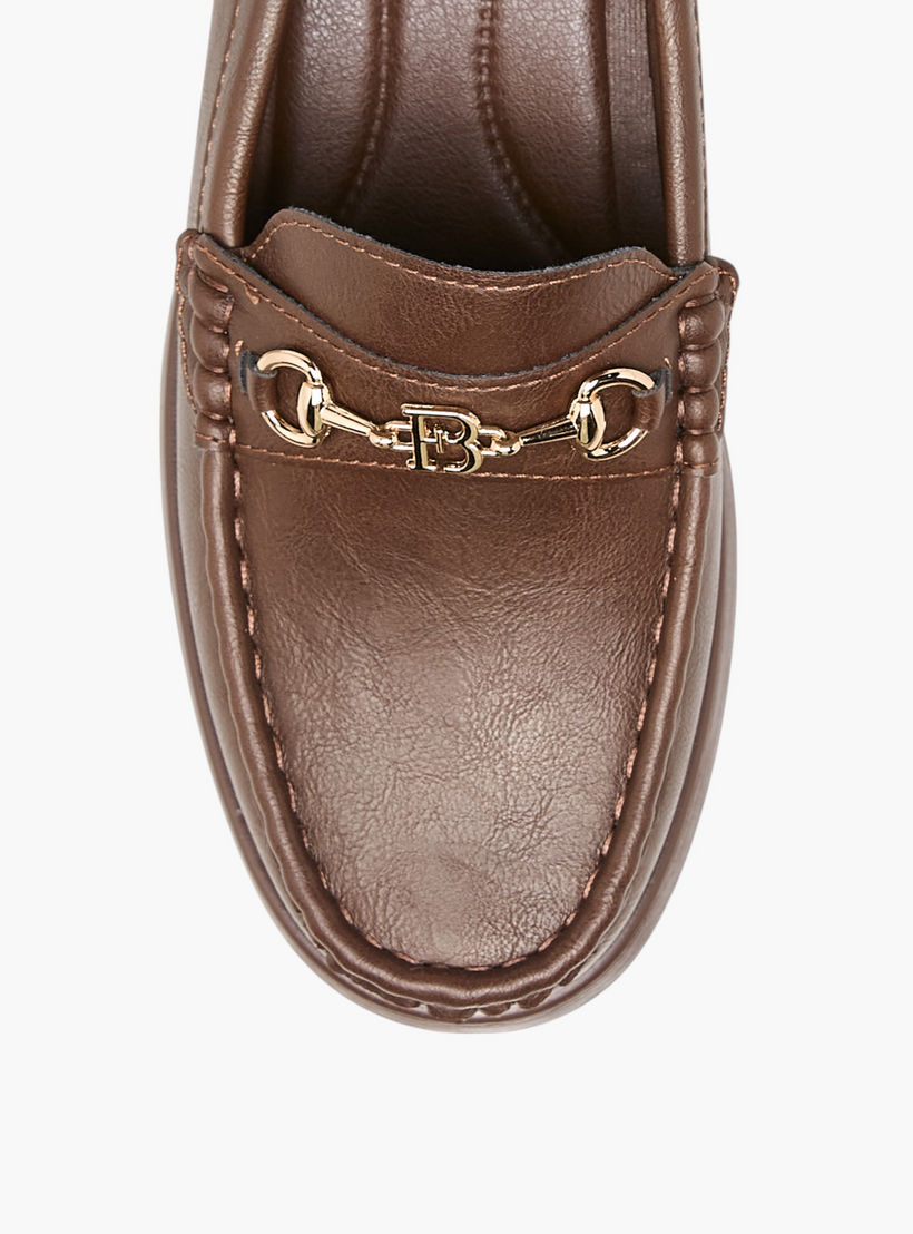 Flora Bella Metal Accent Slip-On Loafers with Block Heels-women-shoes-loafersandmoccasins-image-4