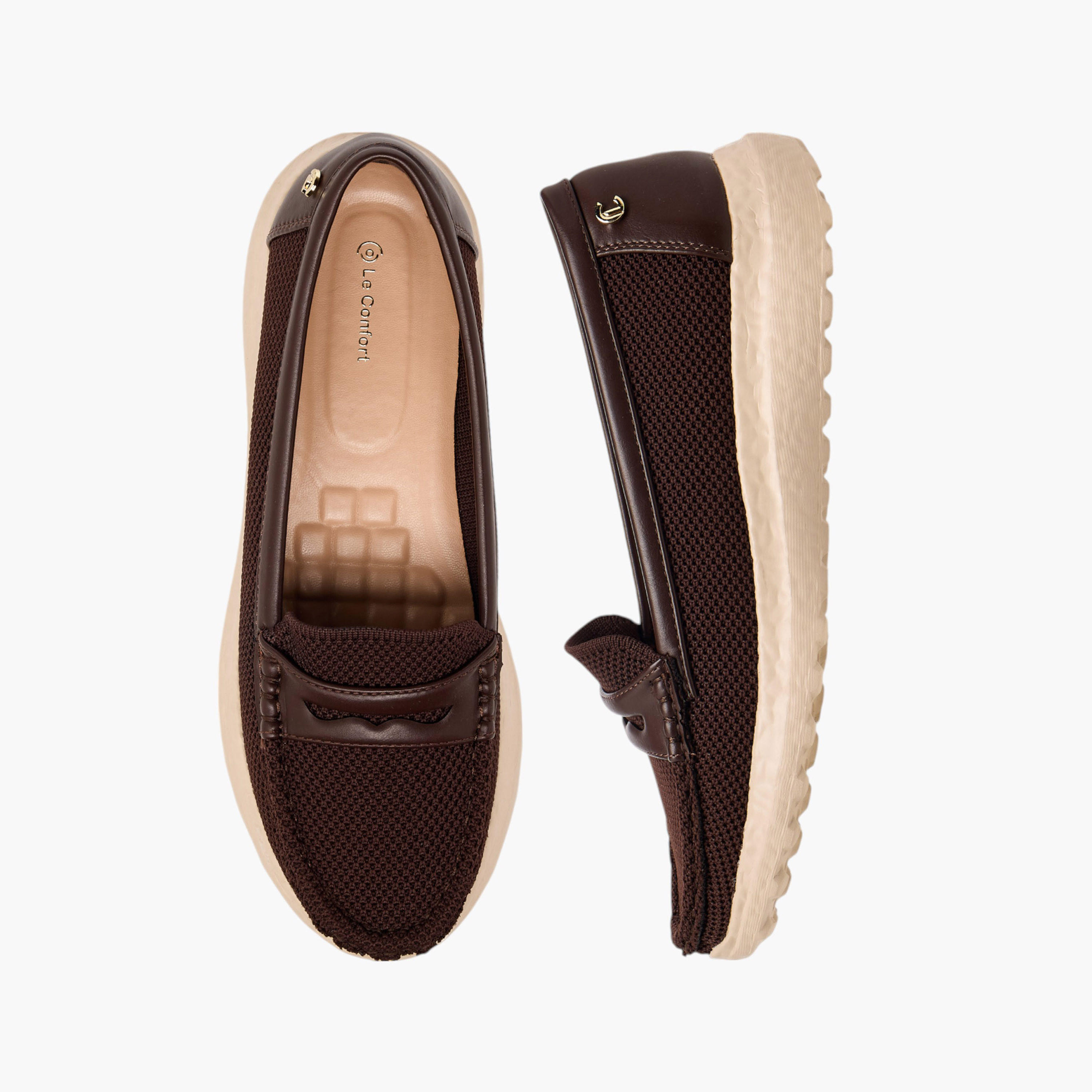 Le Confort Cutout Detail Slip-On Loafers-women-shoes-loafersandmoccasins-image-1