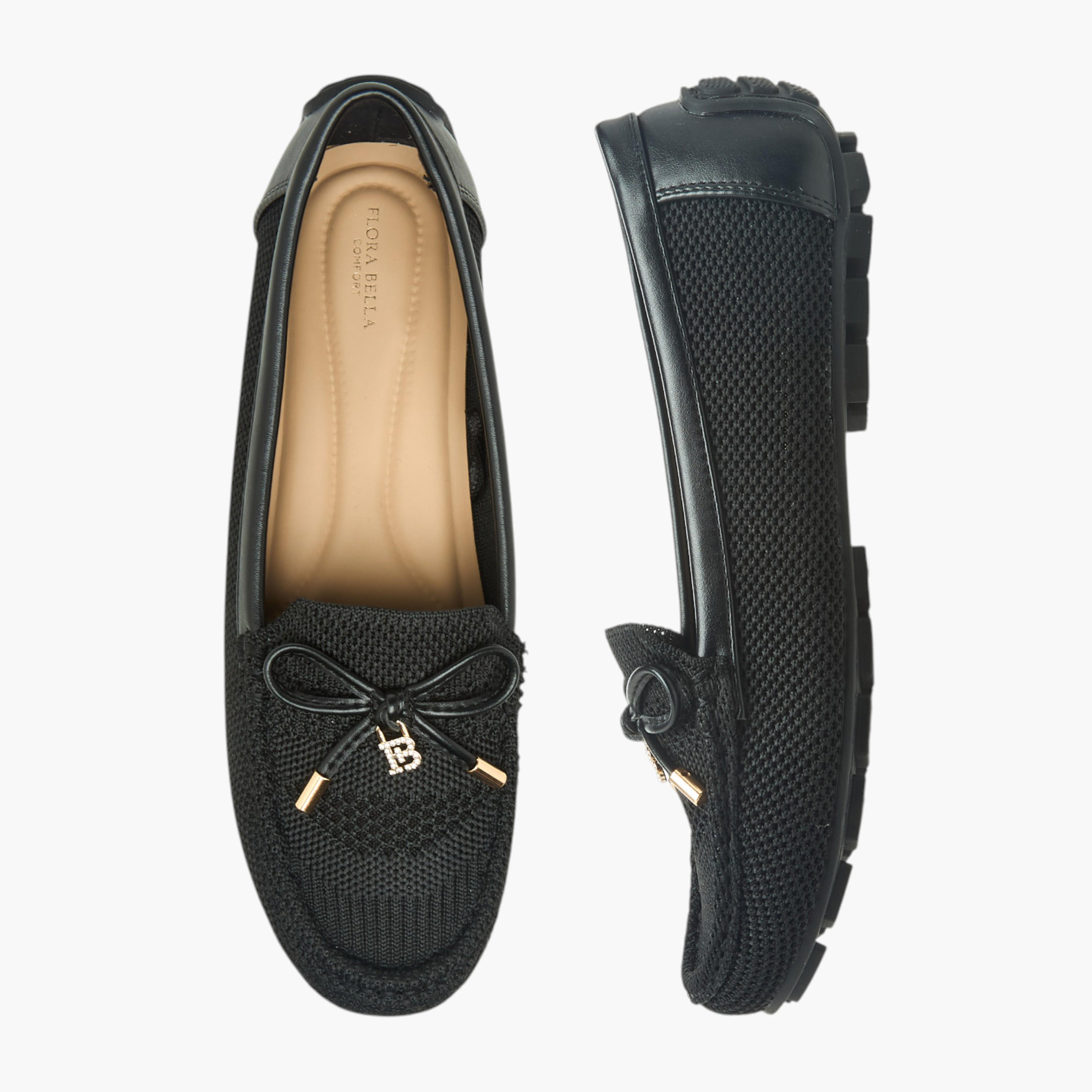 Flora Bella Women Knit Detail Moccasins-women-shoes-loafersandmoccasins-image-1