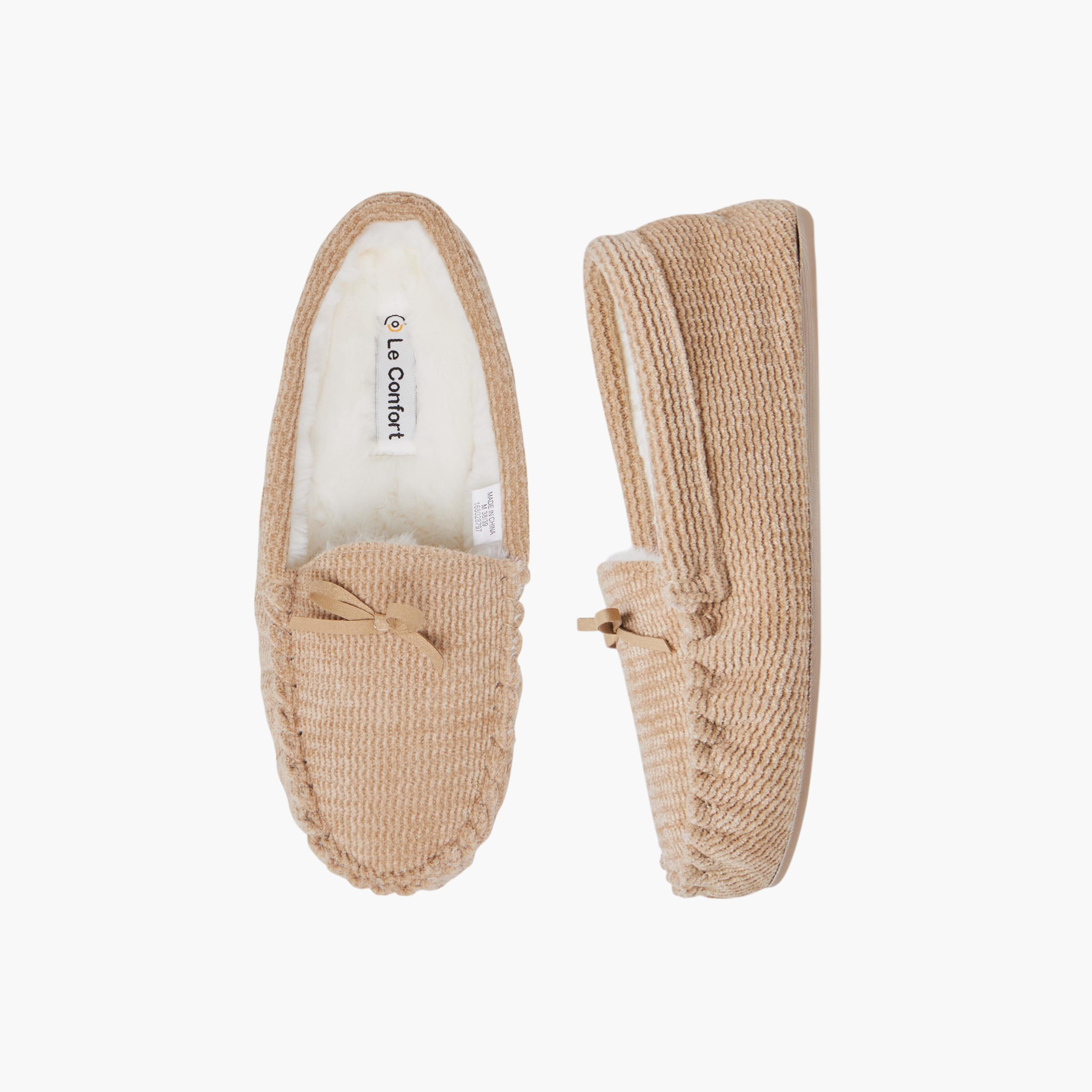 Le Confort Bow Accent Bedroom Moccasins-women-shoes-bedroomslippers-image-1
