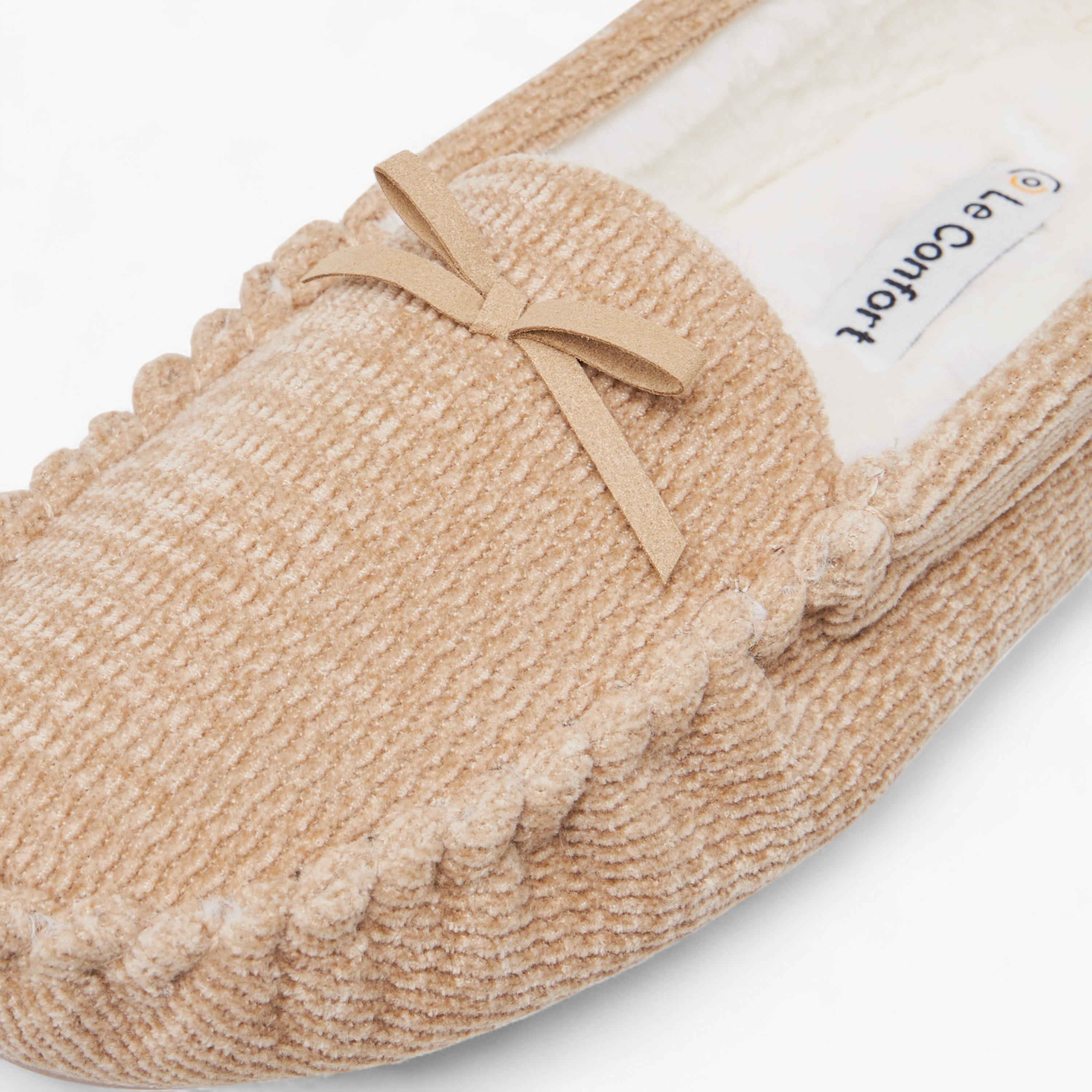 Le Confort Bow Accent Bedroom Moccasins-women-shoes-bedroomslippers-image-4