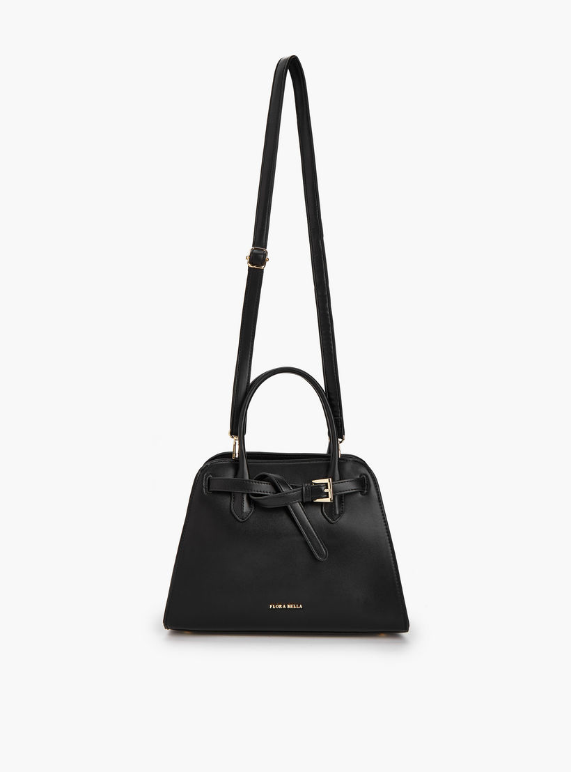 شنطة توتي سادة بسحاب إغلاق وحزام قابل للفصل من فلورا بيلا-women-bagsandwallets-handbags-image-4