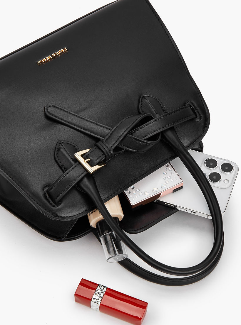 شنطة توتي سادة بسحاب إغلاق وحزام قابل للفصل من فلورا بيلا-women-bagsandwallets-handbags-image-8