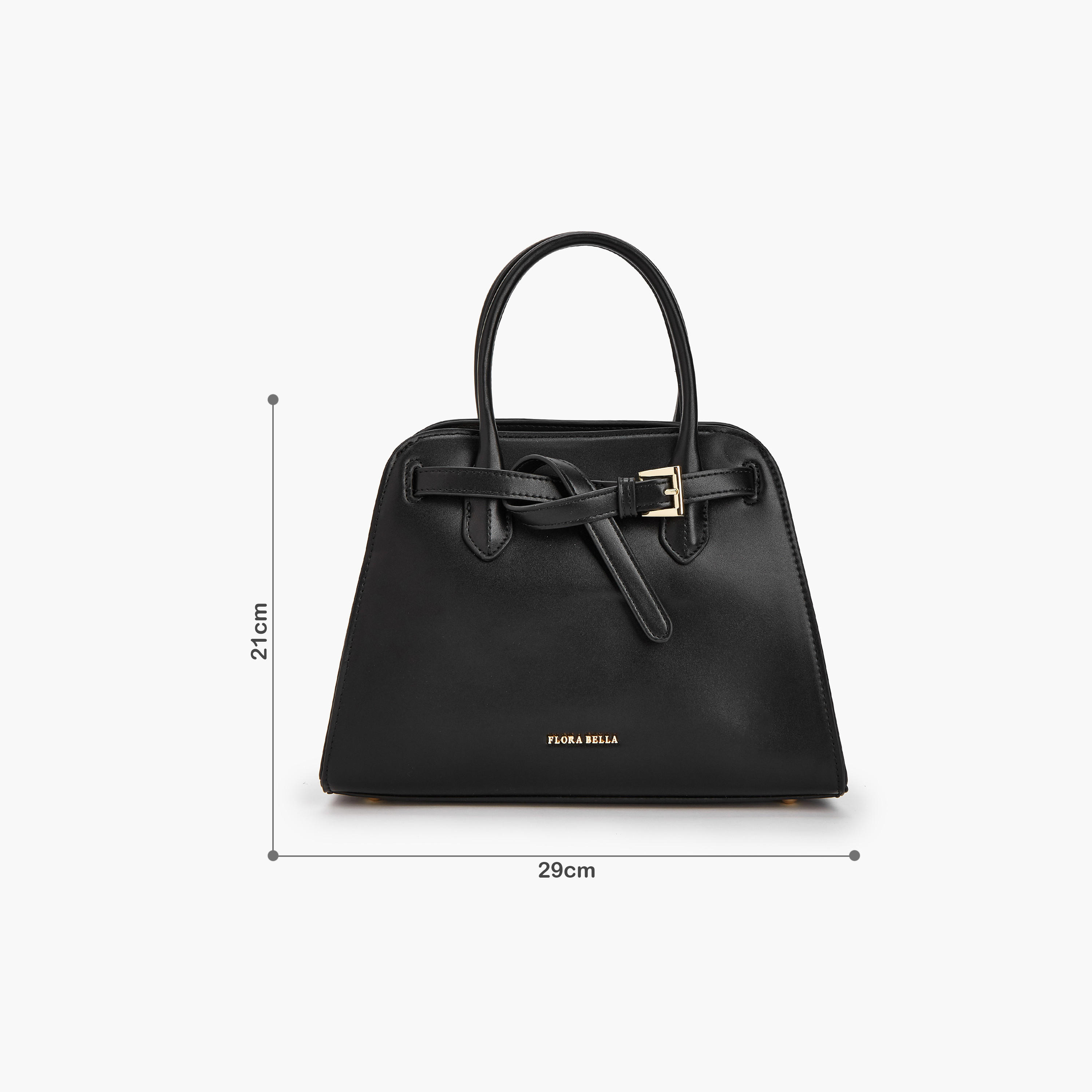 شنطة توتي سادة بسحاب إغلاق وحزام قابل للفصل من فلورا بيلا-women-bagsandwallets-handbags-image-2