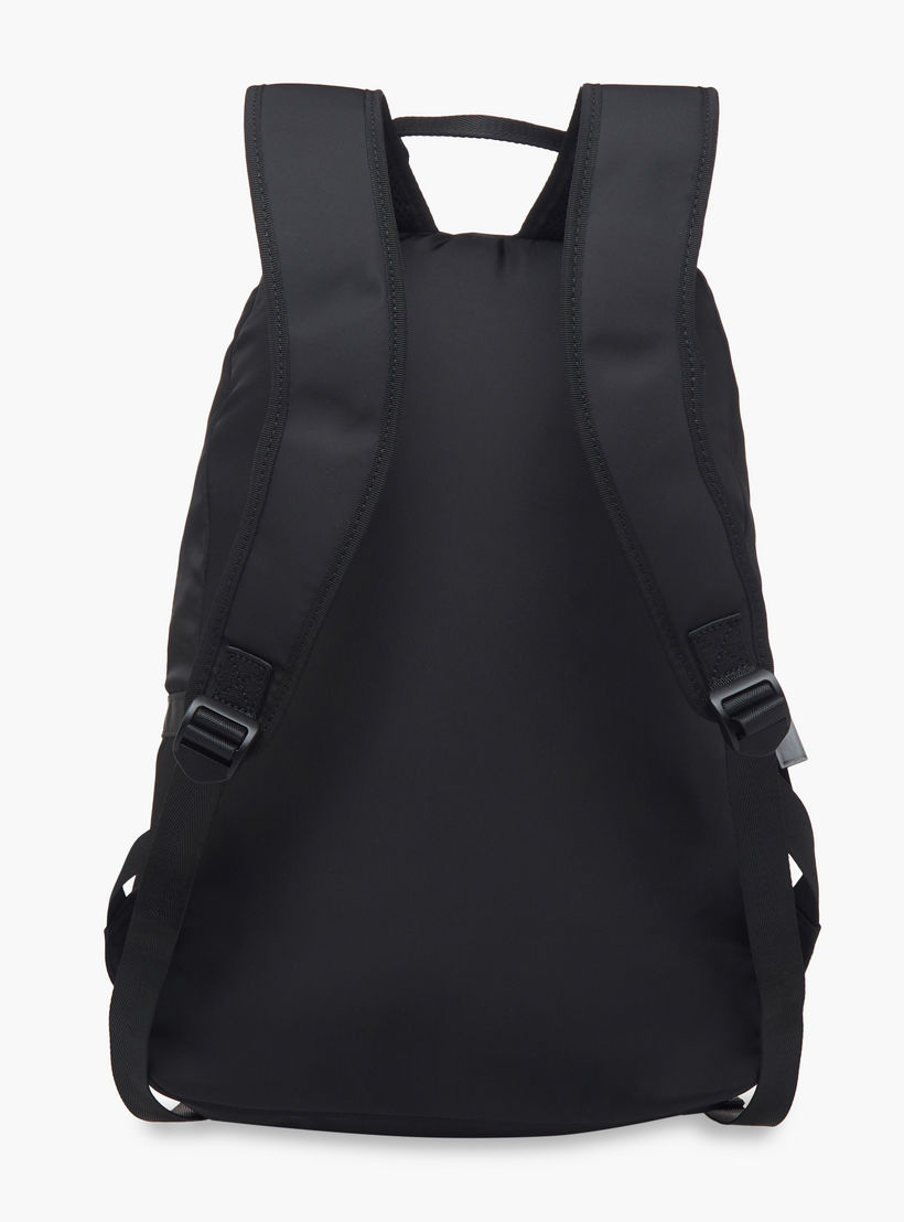 Oaklan by Shoexpress Logo Print School Backpack with Zip Closure and Pouch - 32x13x45 cm-school-bagsandbackpacks-backpacks-image-5