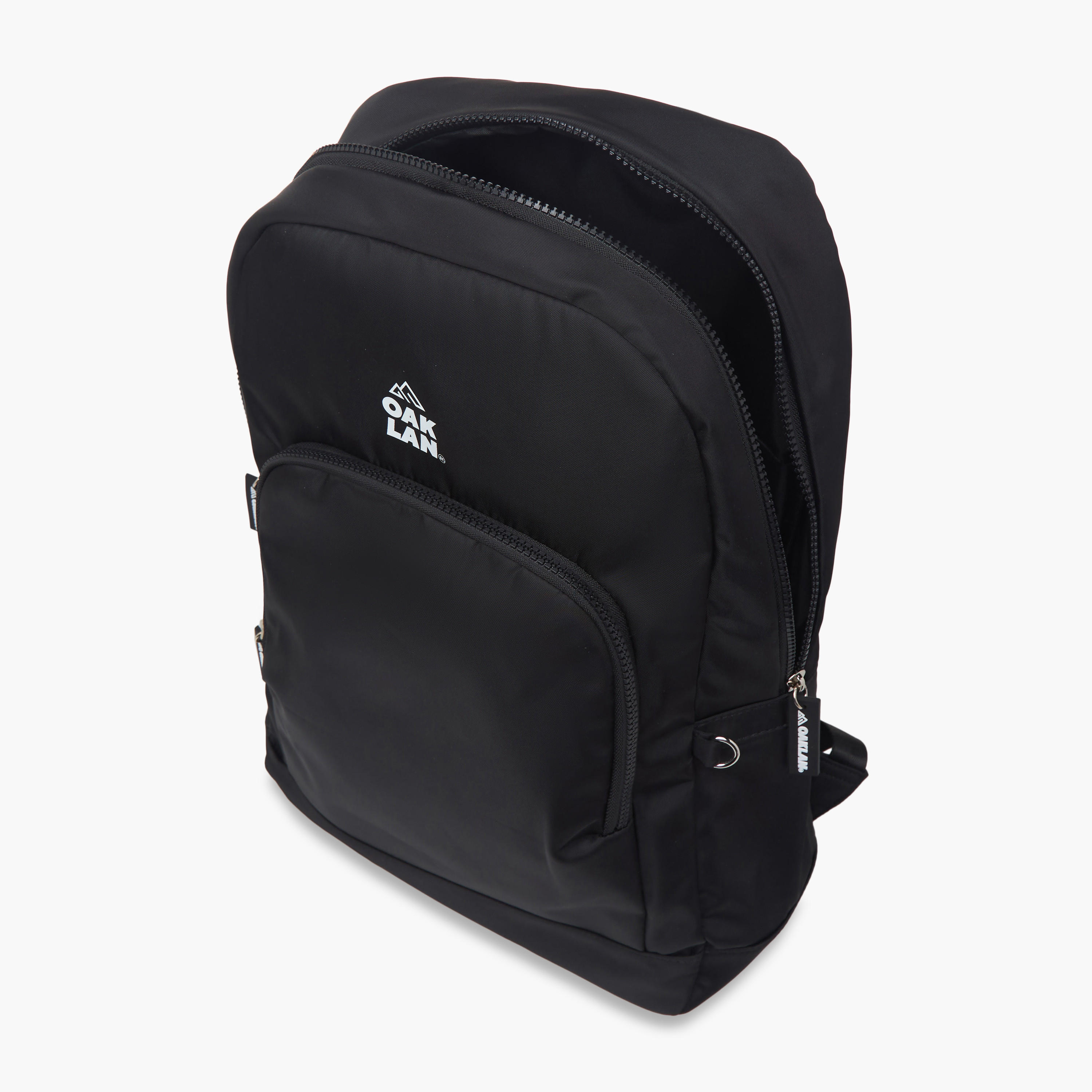 Oaklan by Shoexpress Logo Print School Backpack with Zip Closure and Pouch - 32x13x45 cm-school-bagsandbackpacks-backpacks-image-9