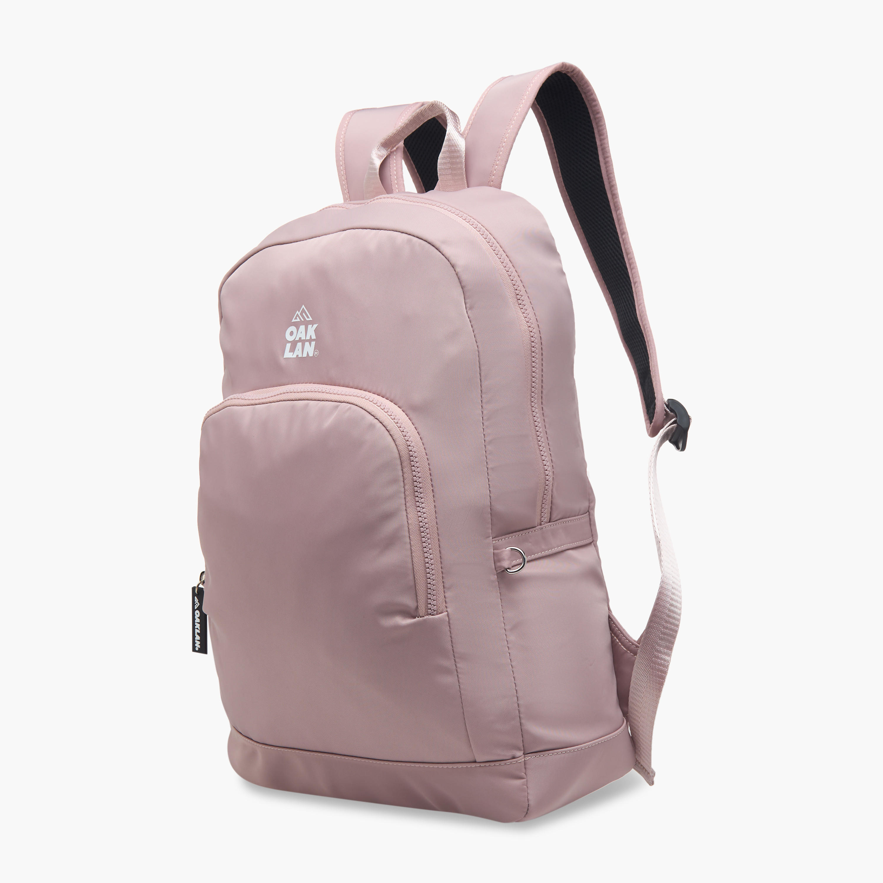 Oaklan by Shoexpress Logo Print School Backpack with Zip Closure and Pouch - 32x13x45 cm-school-bagsandbackpacks-backpacks-image-2
