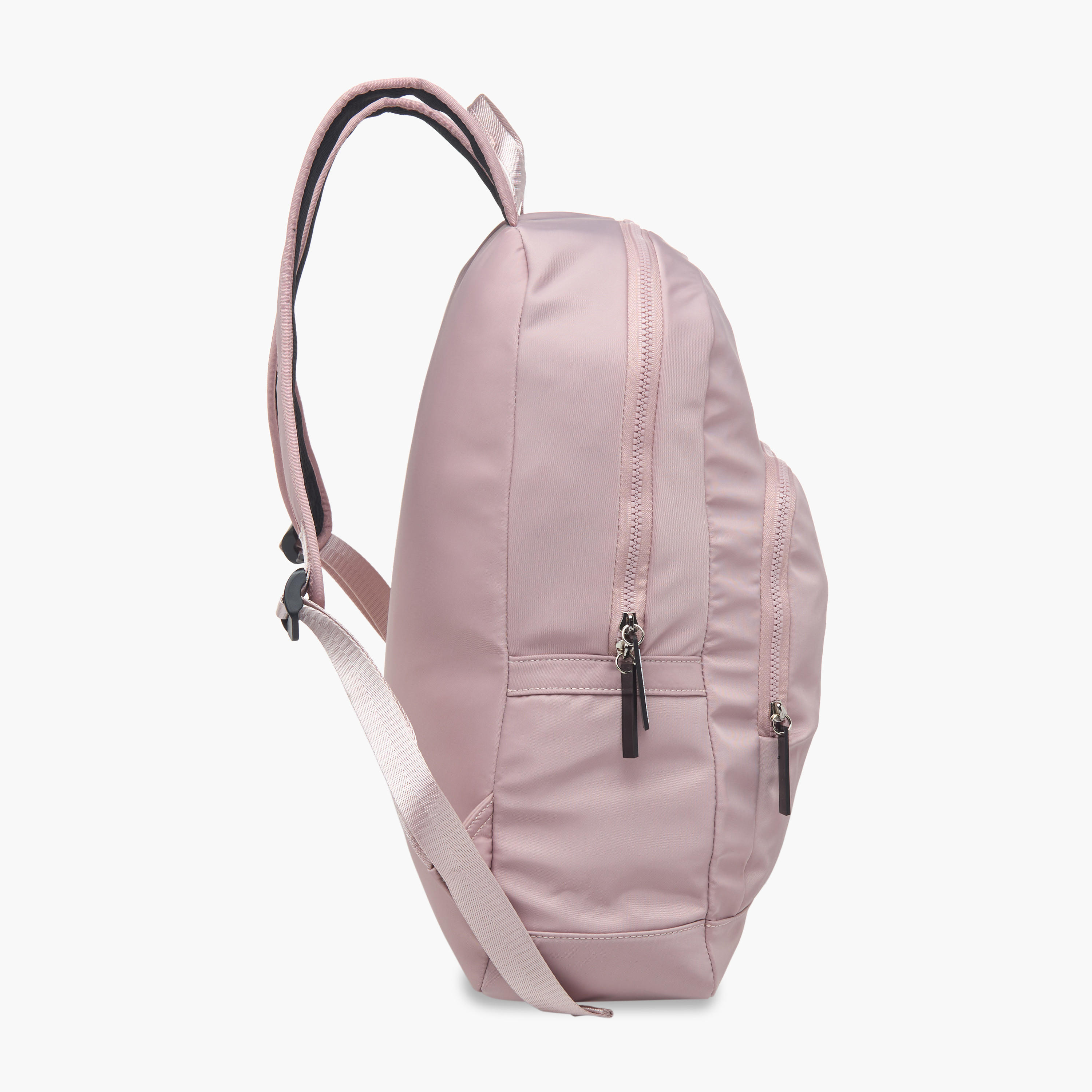 Oaklan by Shoexpress Logo Print School Backpack with Zip Closure and Pouch - 32x13x45 cm-school-bagsandbackpacks-backpacks-image-4