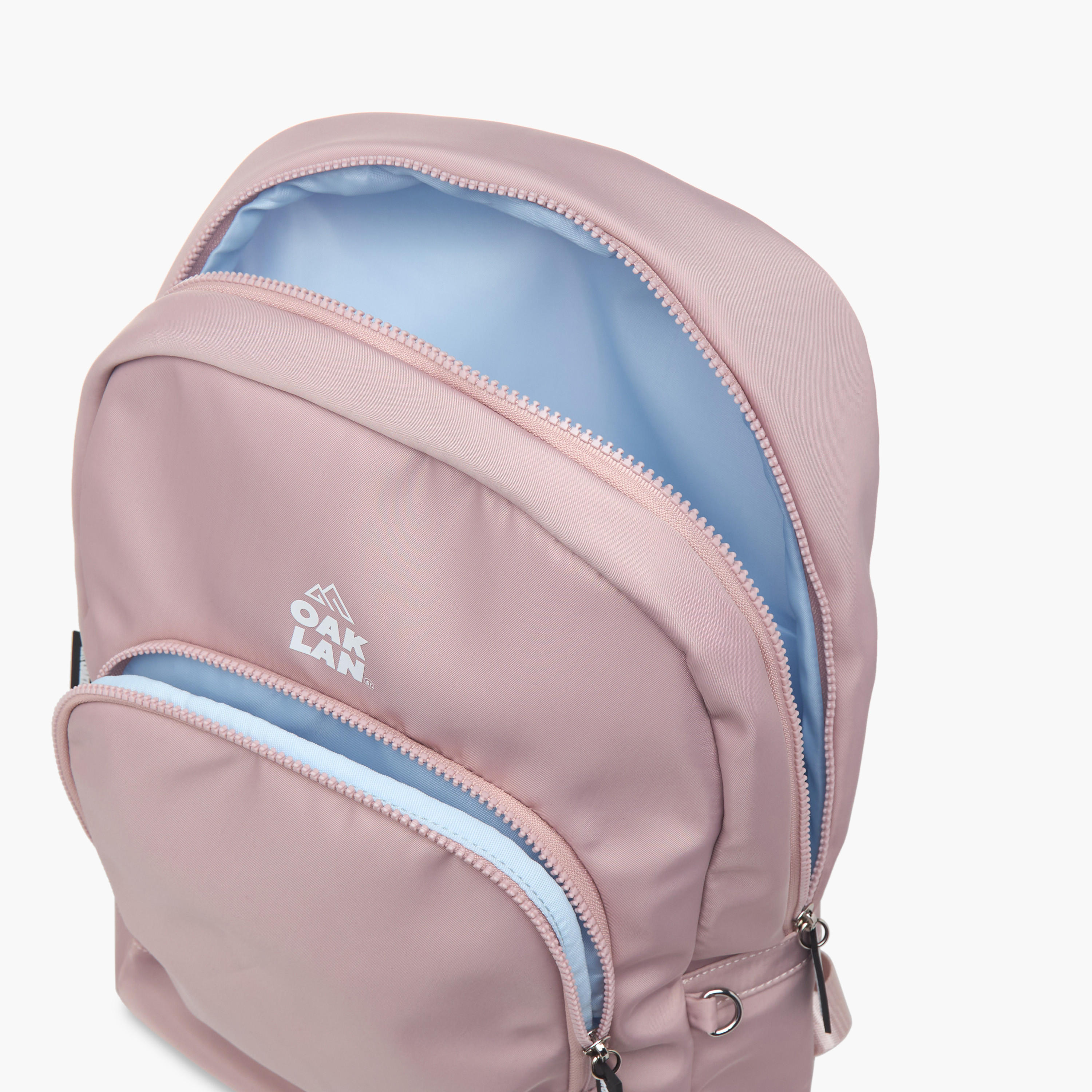 Oaklan by Shoexpress Logo Print School Backpack with Zip Closure and Pouch - 32x13x45 cm-school-bagsandbackpacks-backpacks-image-9