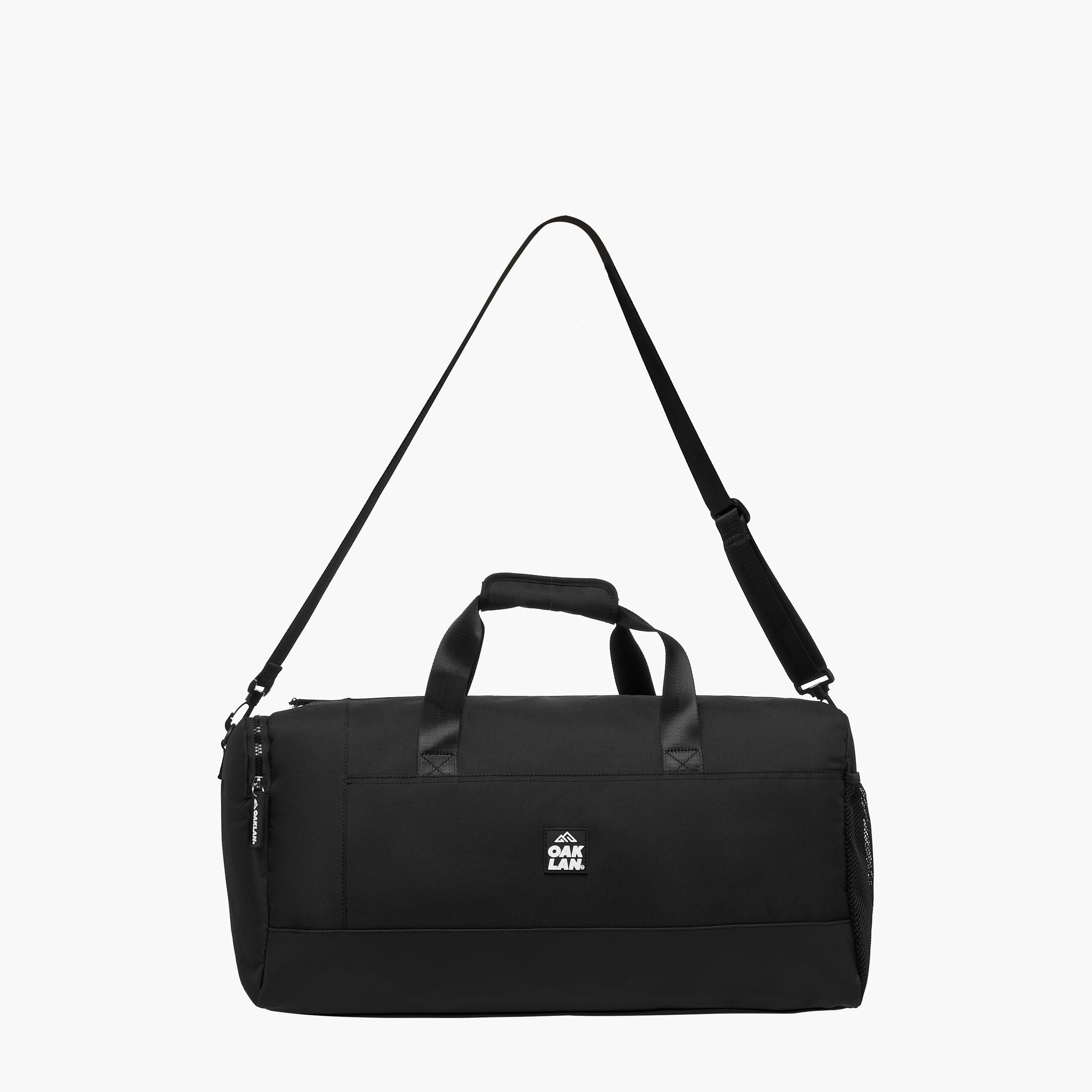 Oaklan by Shoexpress Solid Duffle Bag with Double Handles and Zip Closure-women-bagsandwallets-handbags-image-2