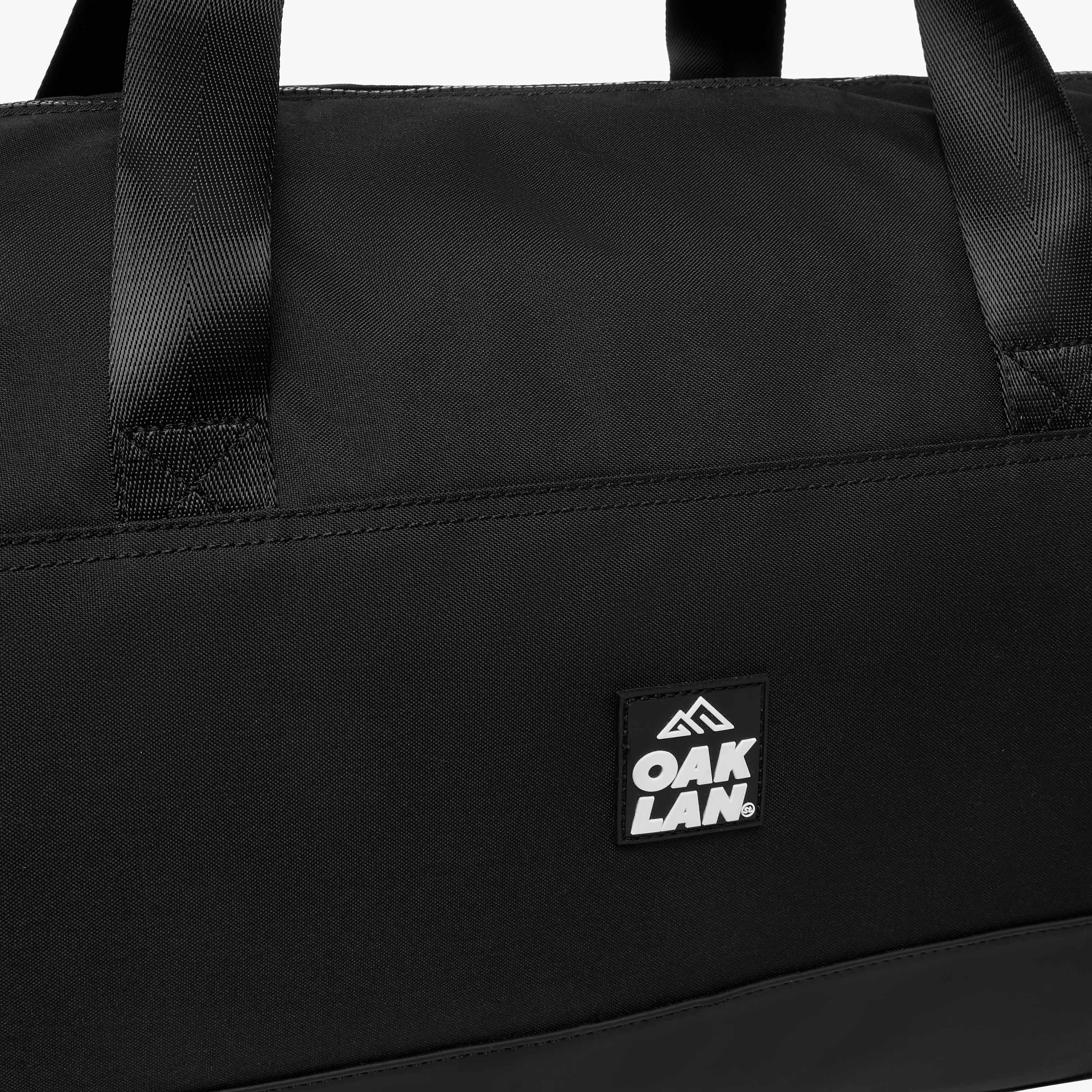 Oaklan by Shoexpress Solid Duffle Bag with Double Handles and Zip Closure-women-bagsandwallets-handbags-image-5