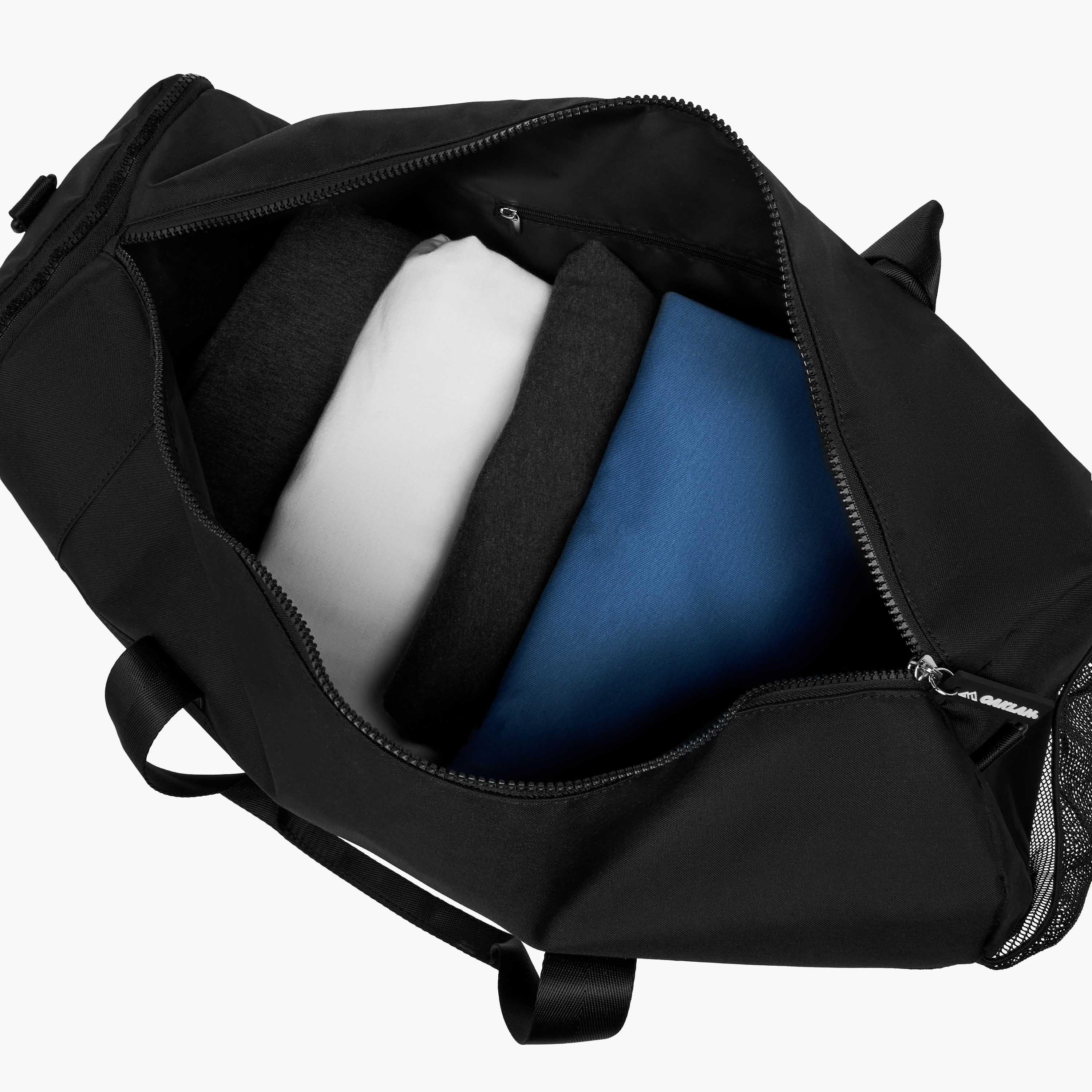 Oaklan by Shoexpress Solid Duffle Bag with Double Handles and Zip Closure-women-bagsandwallets-handbags-image-8