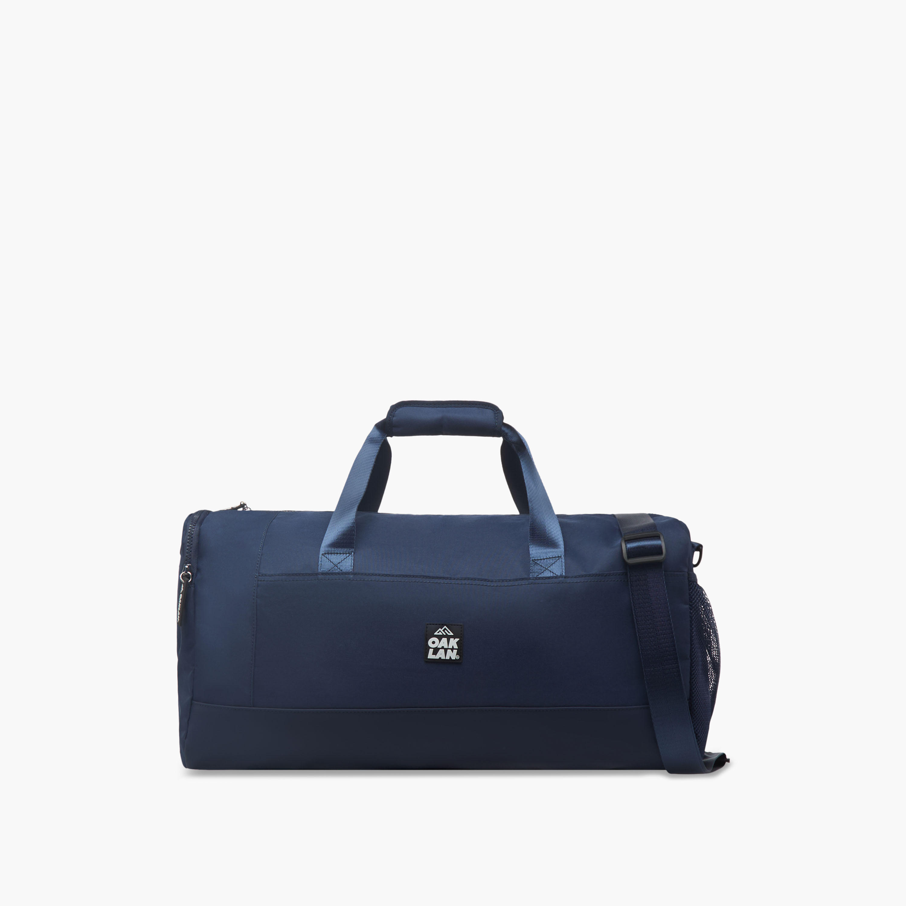 Oaklan by Shoexpress Solid Duffle Bag with Double Handles and Zip Closure-women-bagsandwallets-handbags-image-1